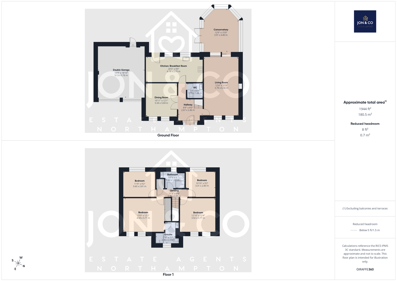 16, Wisteria Way, Northampton floorplan