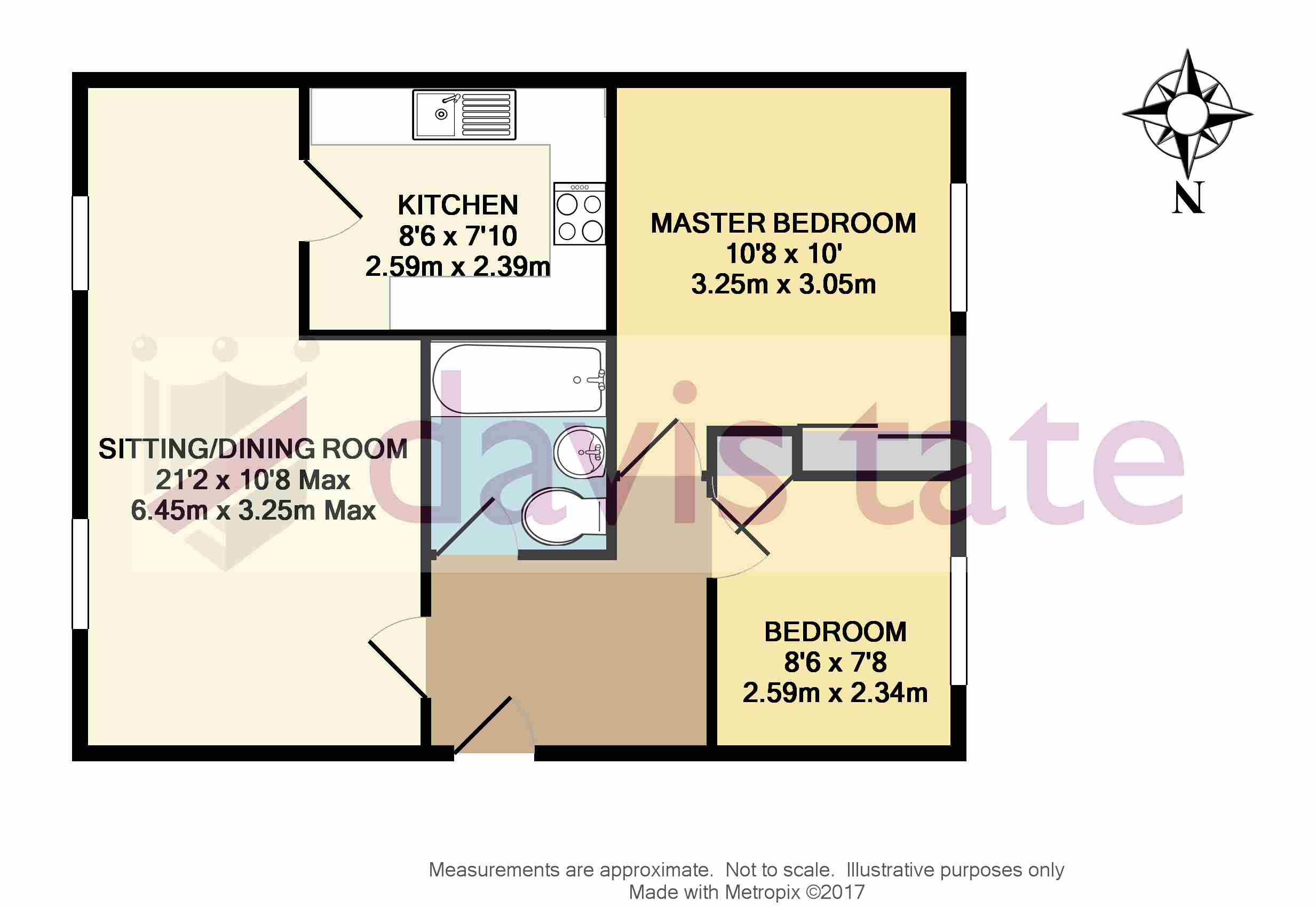2 Bedrooms Flat to rent in Stratheden Place, Reading RG1
