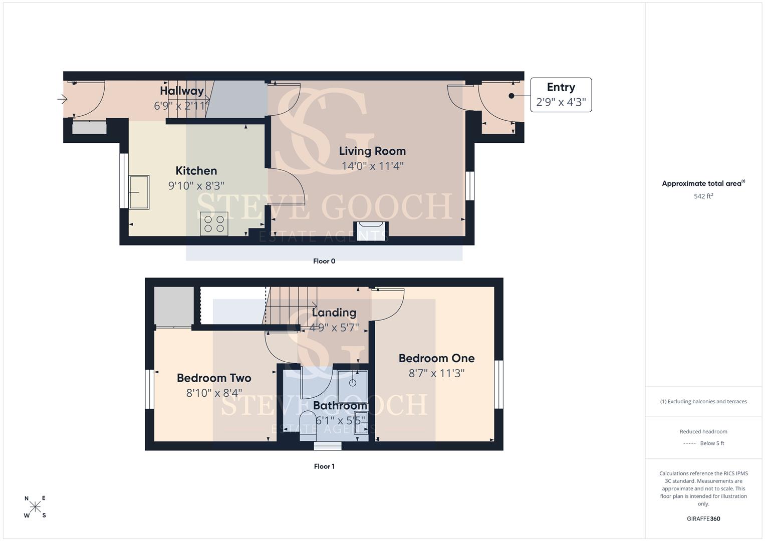 1 St Whites Terrace, St. Whites Road, Cinderford floorplan