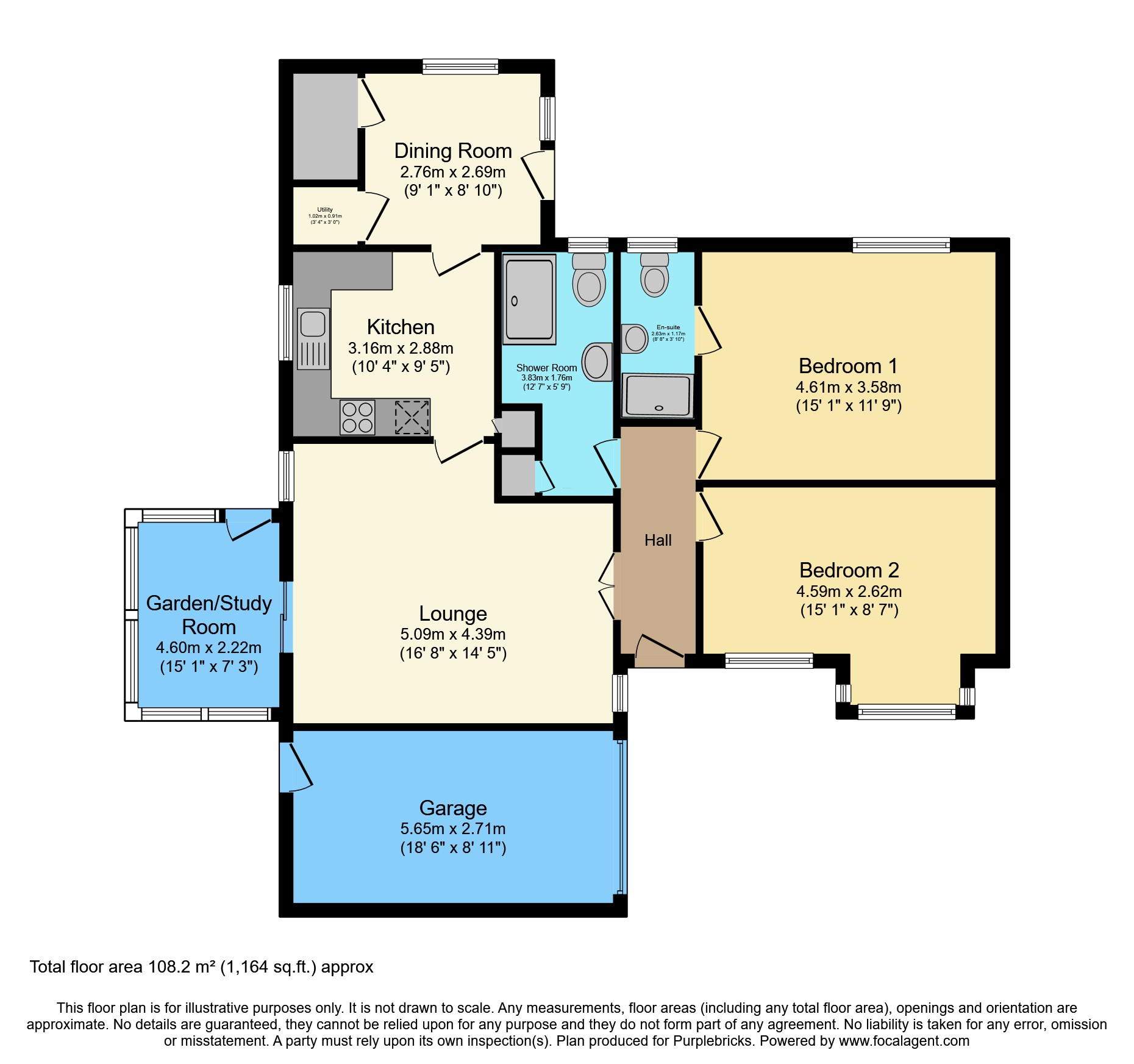 2, Cromwell Court, Doncaster floorplan