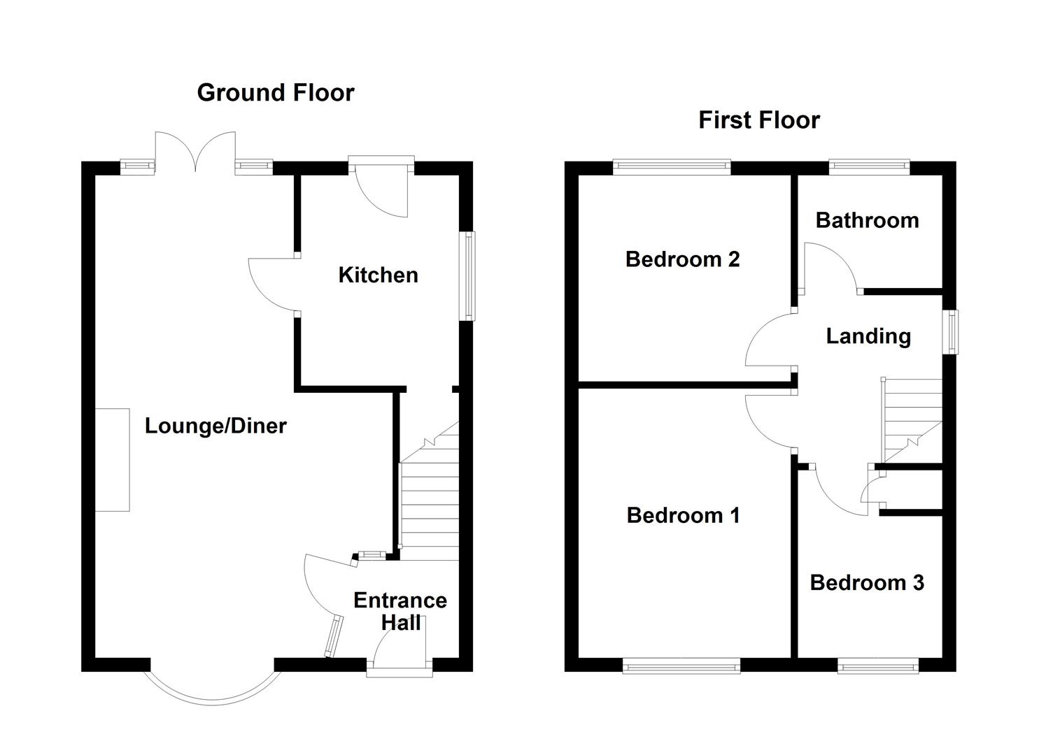 74, Cherry Tree Road, Walton floorplan