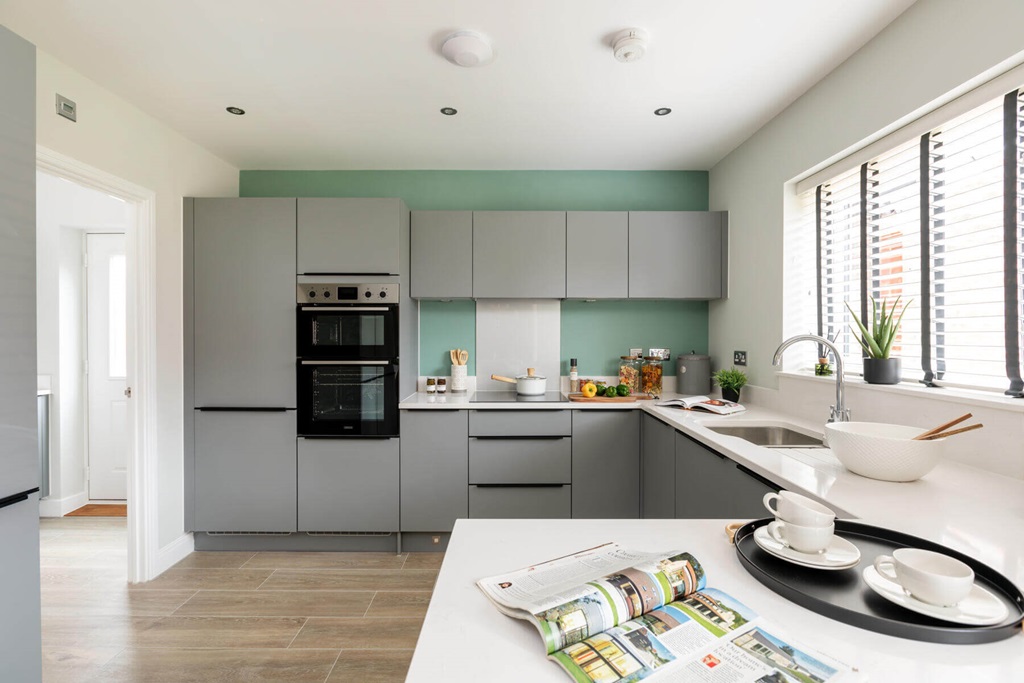 Property 3 of 13. The Open Plan Kitchen Features A Breakfast Bar