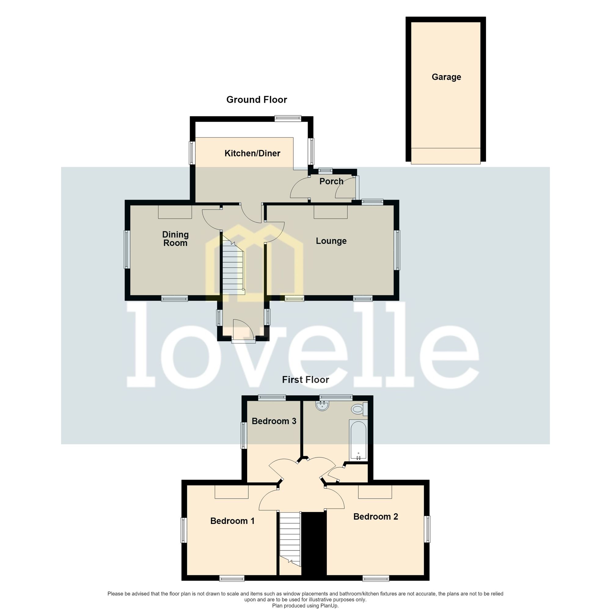 North Lodge, Louth floorplan