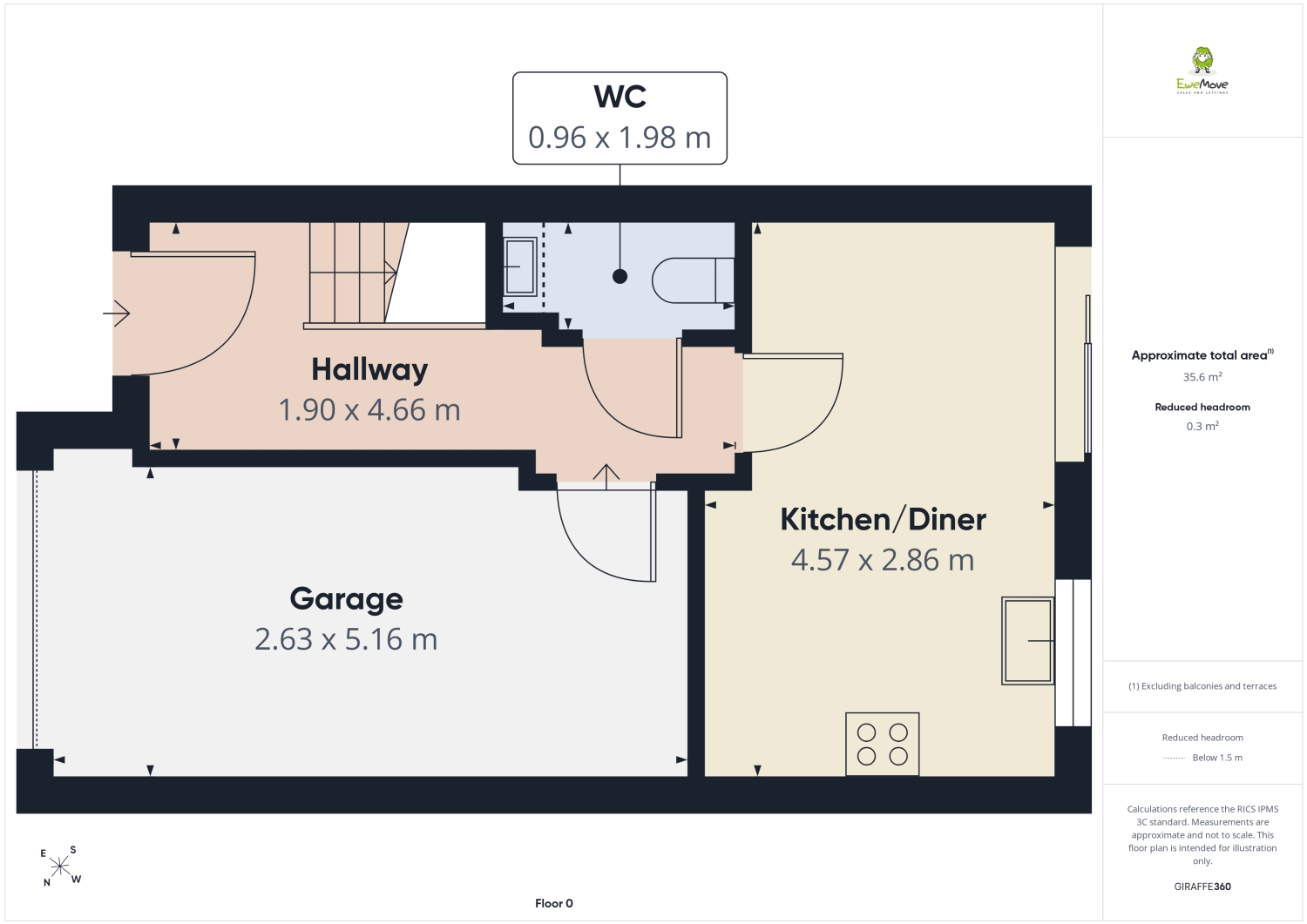 12, Mimosa Close, Chester floorplan