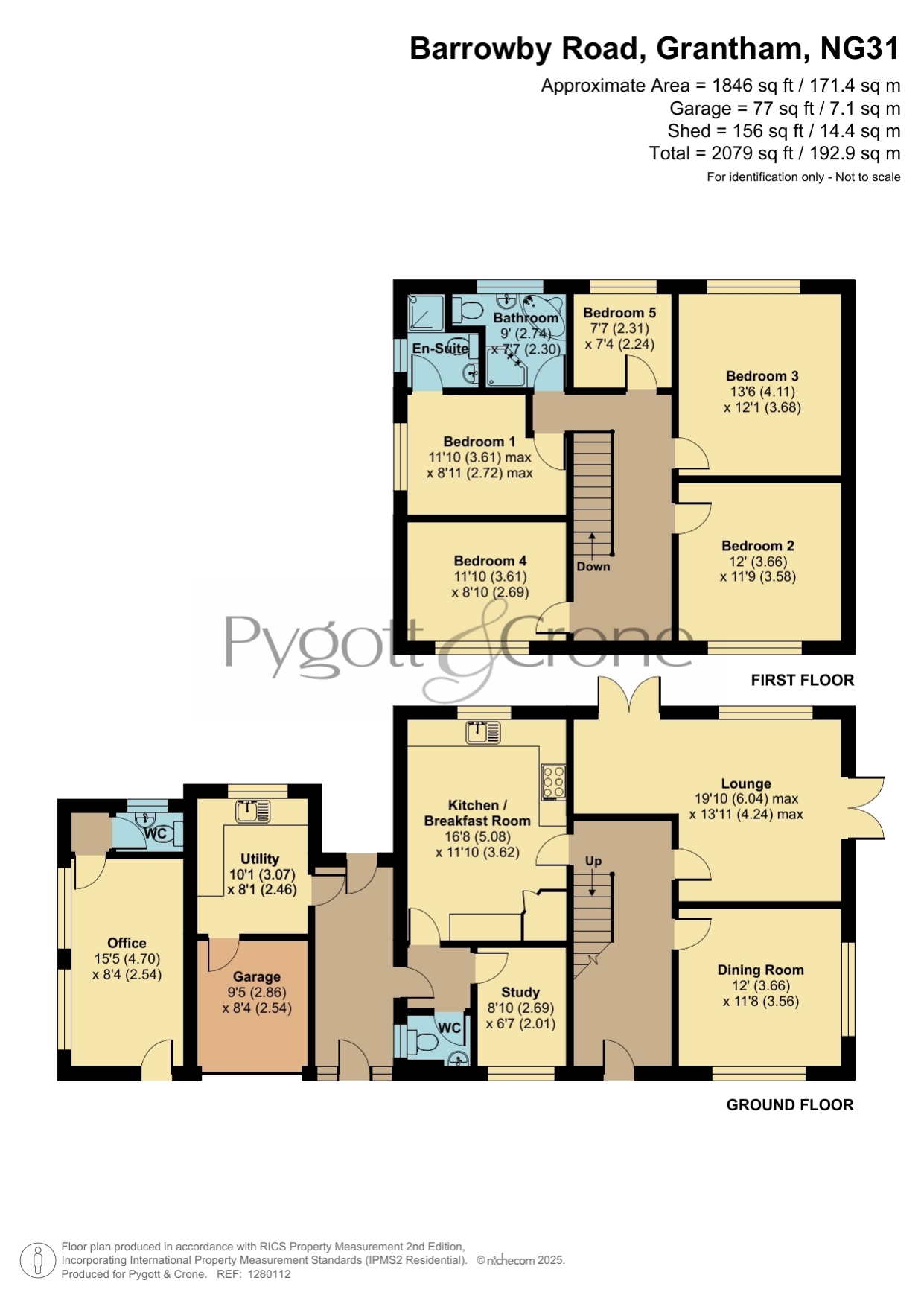 201, Barrowby Road, Grantham floorplan