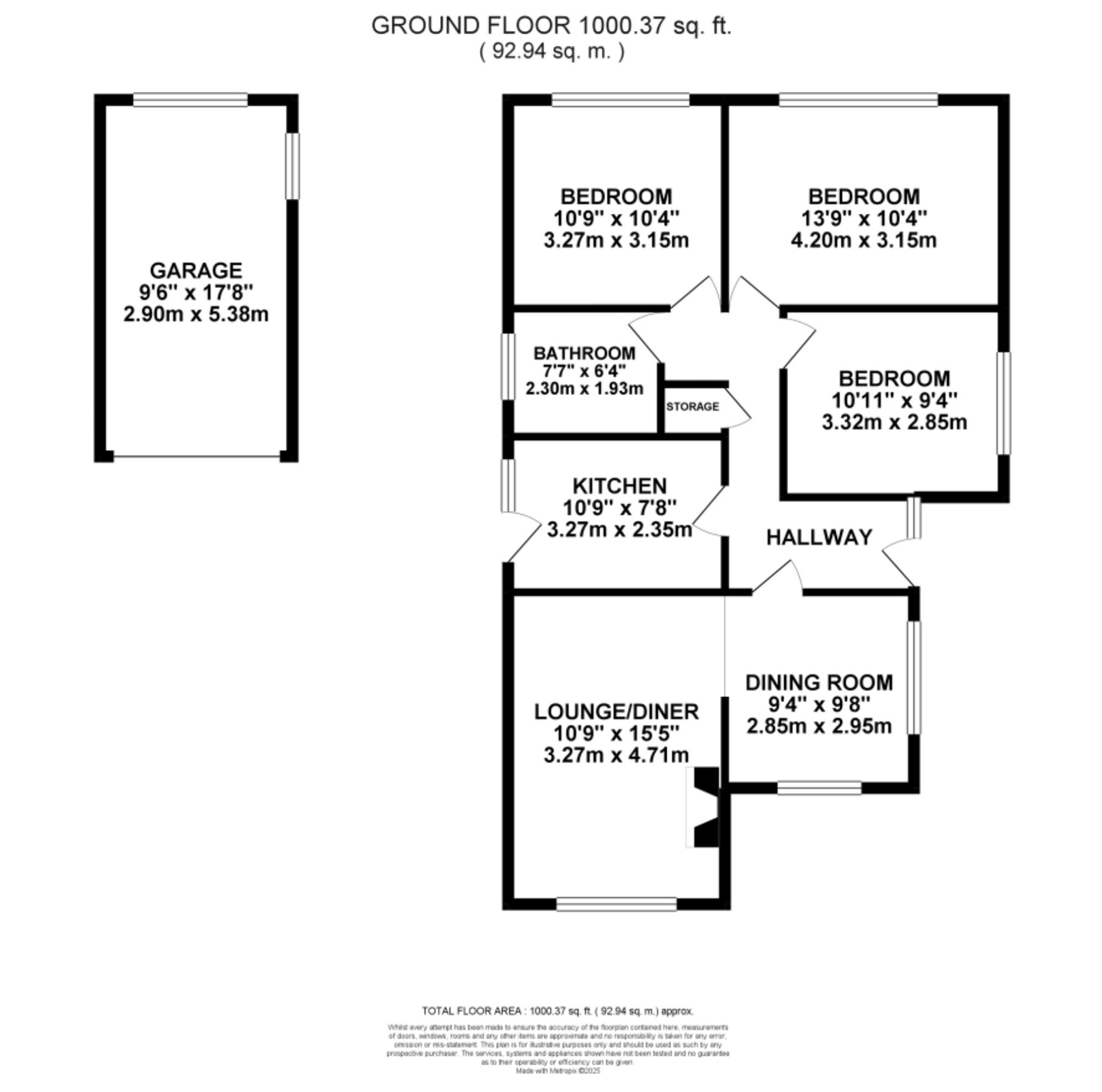 11 Patch Meadow Road, Stoke-On-Trent floorplan