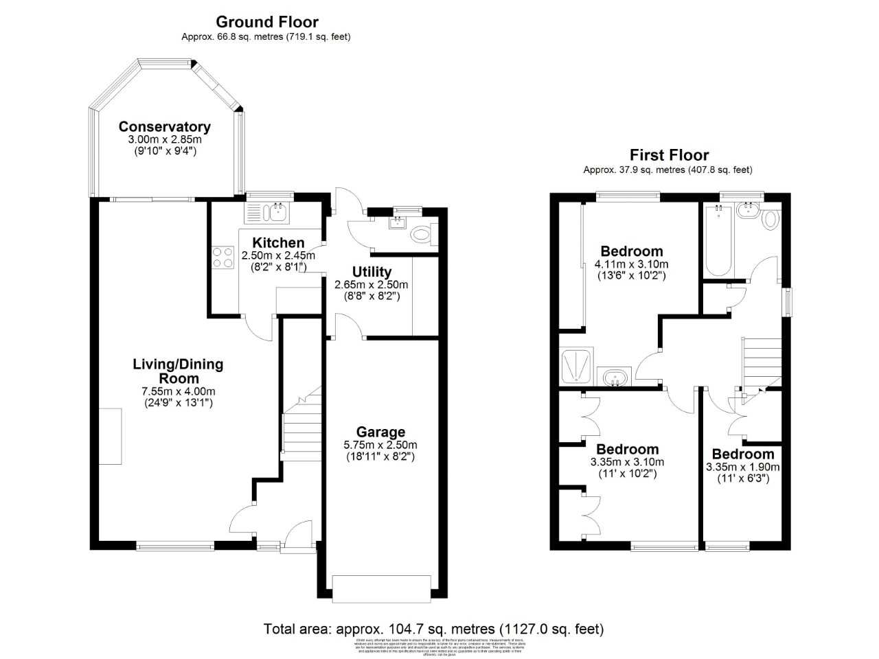 3 Bedrooms Link-detached house for sale in Langshott Close, Woodham KT15