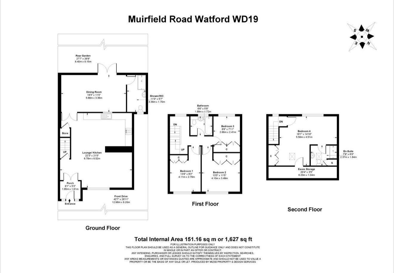 Muirfield Road, Watford floorplan