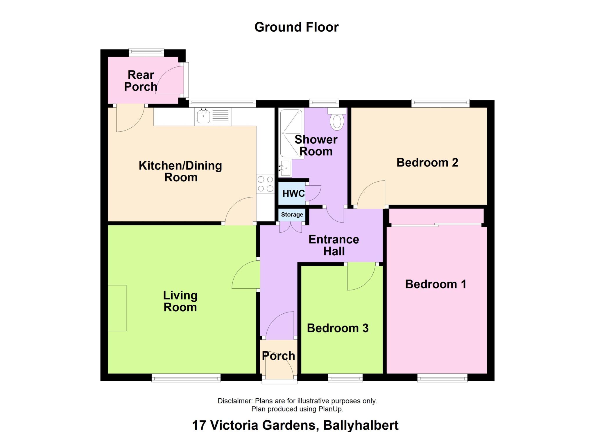 17, Victoria Gardens, Newtownards floorplan