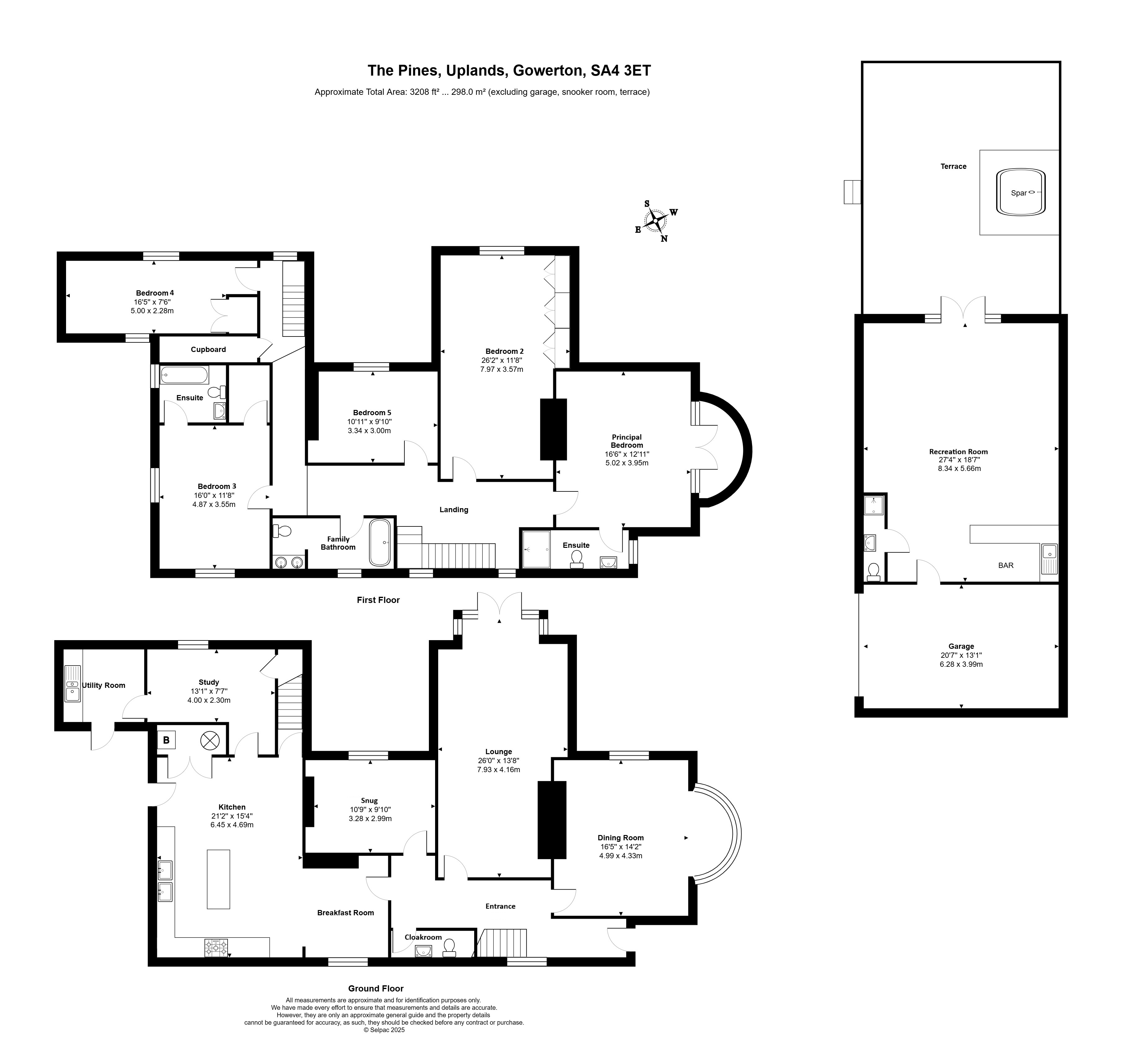 The Pines, Uplands, Gowerton floorplan