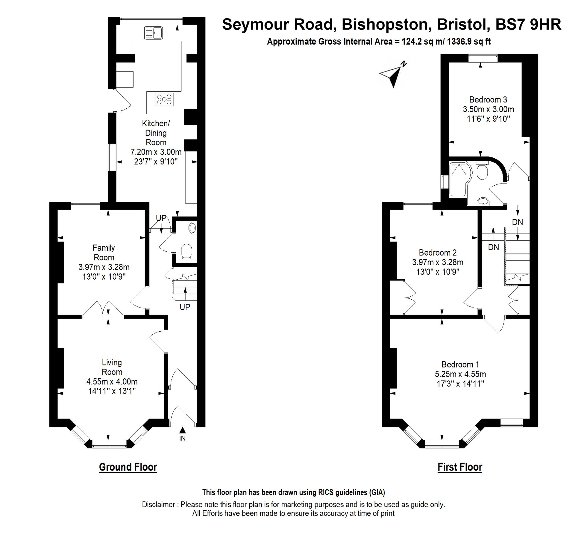 1 Seymour Road, Bristol floorplan