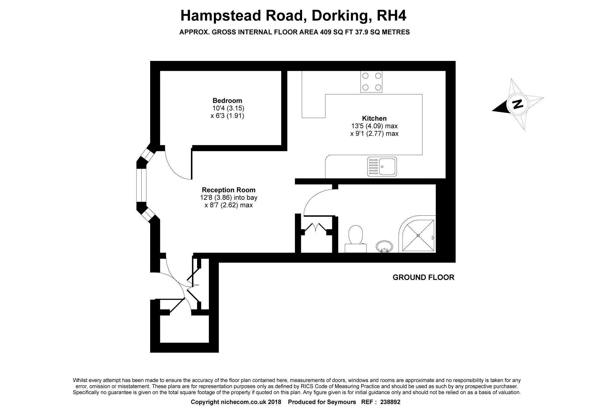 1 Bedrooms Flat for sale in Hampstead Road, Dorking RH4