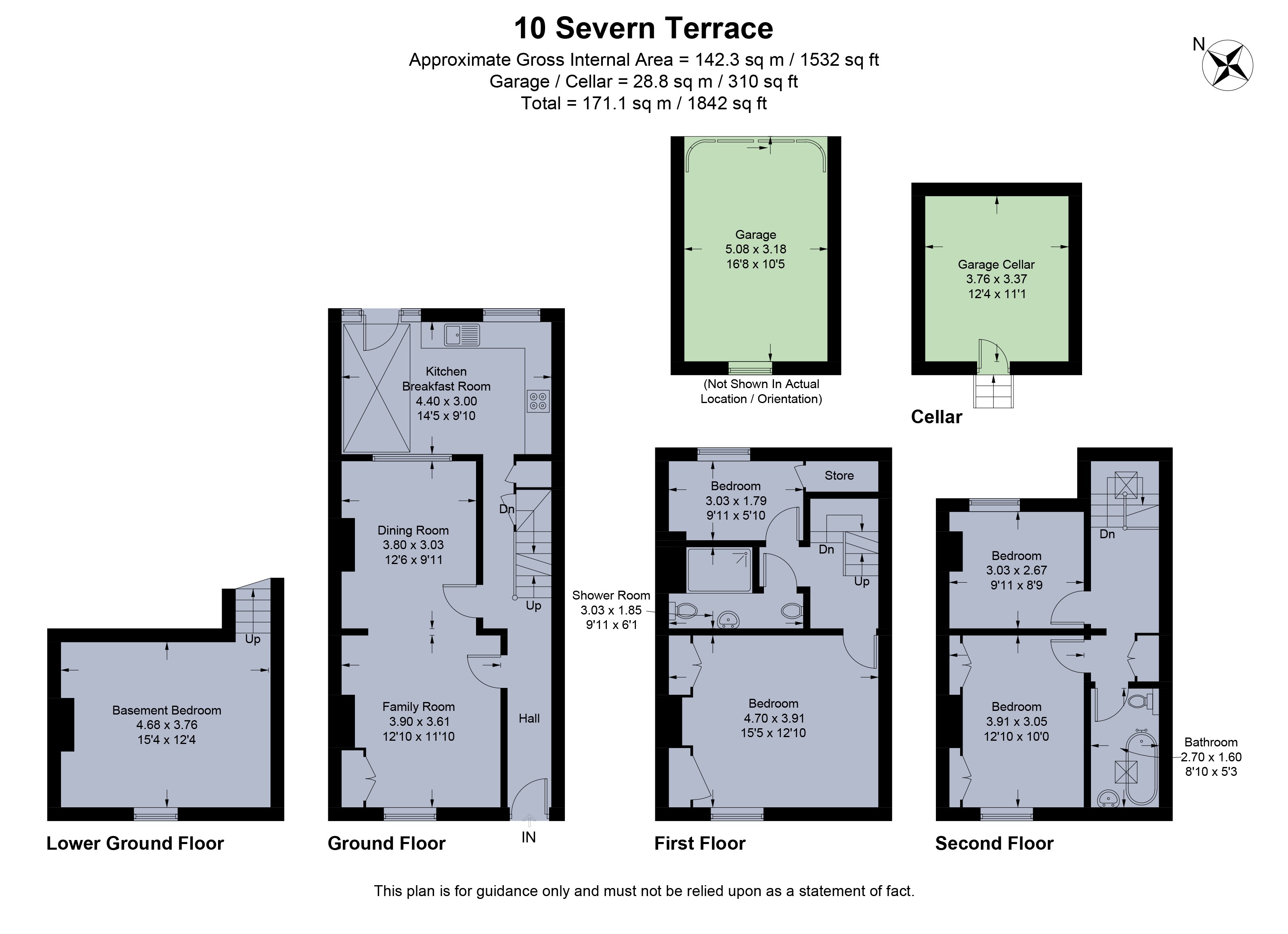 10, Severn Terrace, Worcestershire floorplan