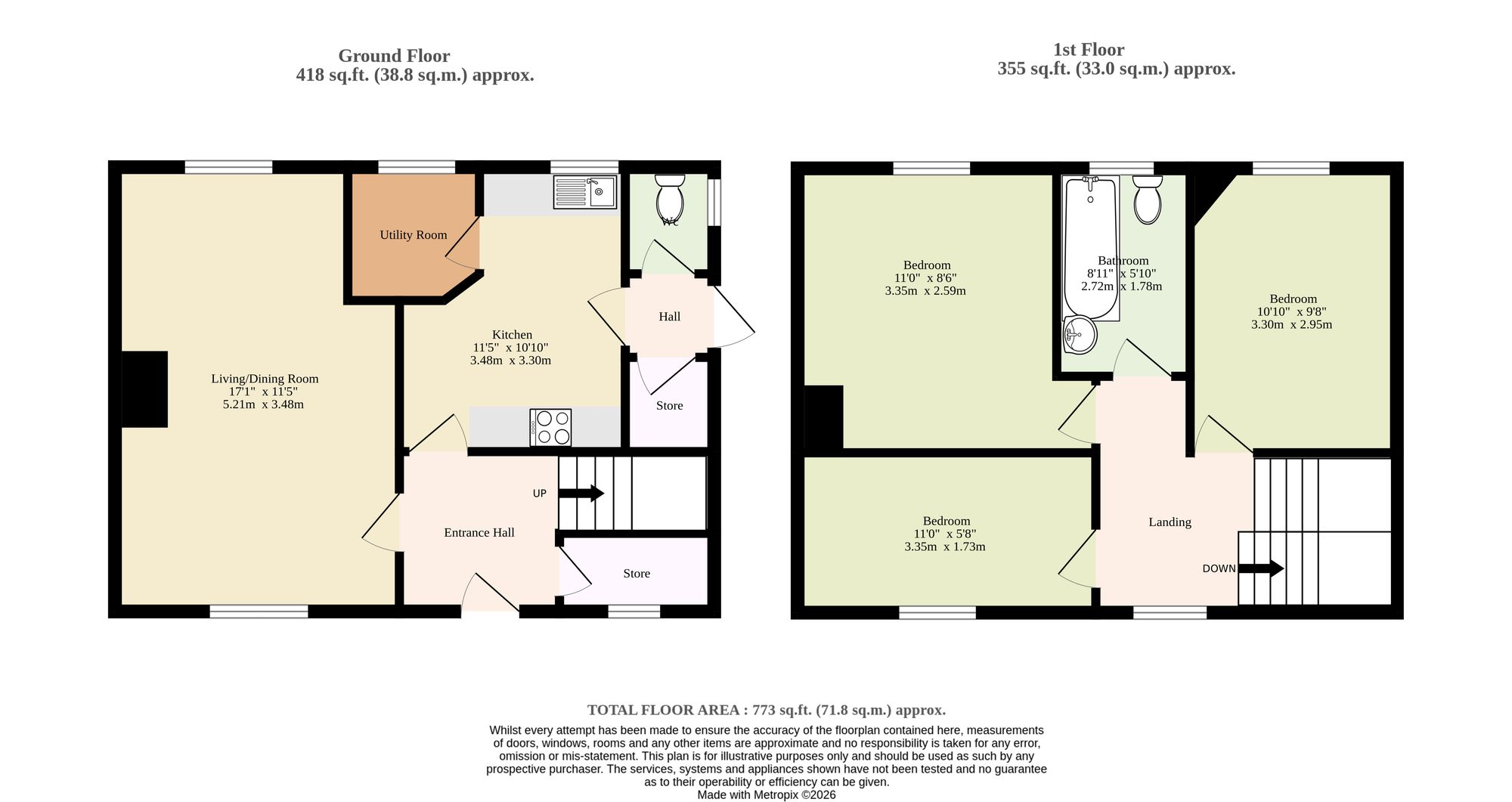 36 Minden Road, Lowestoft floorplan