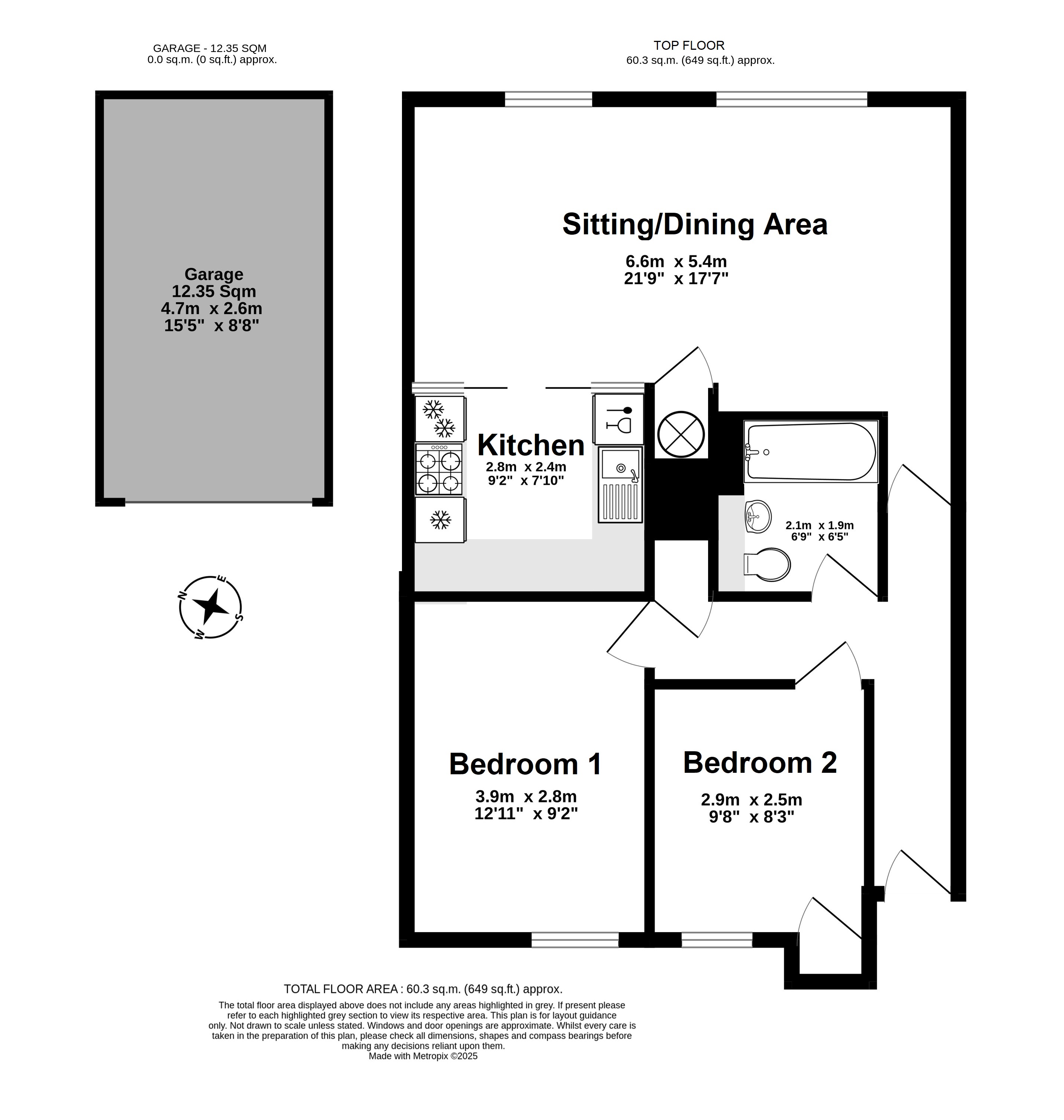 6, Prince William Court, Deal floorplan