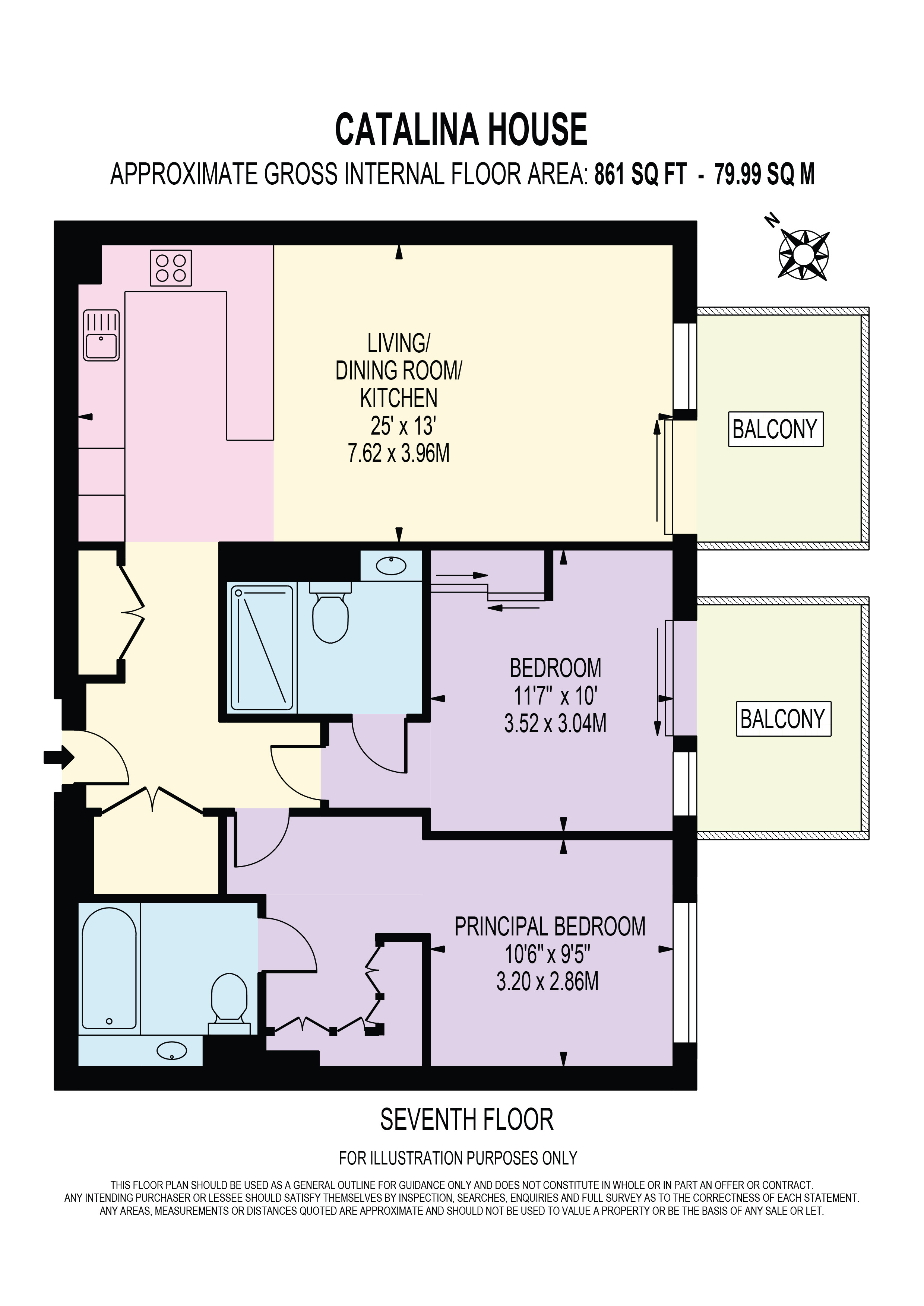 4, Canter Way, London floorplan