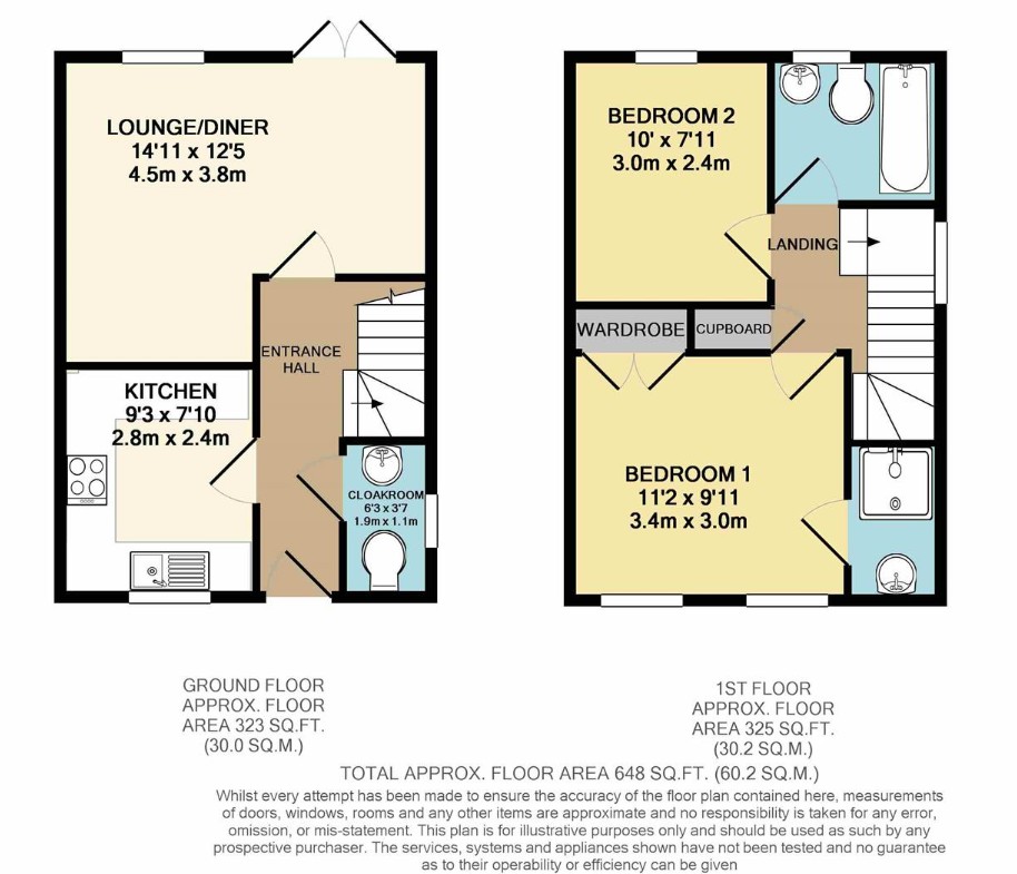 24, Parish Close, Bedfordshire floorplan