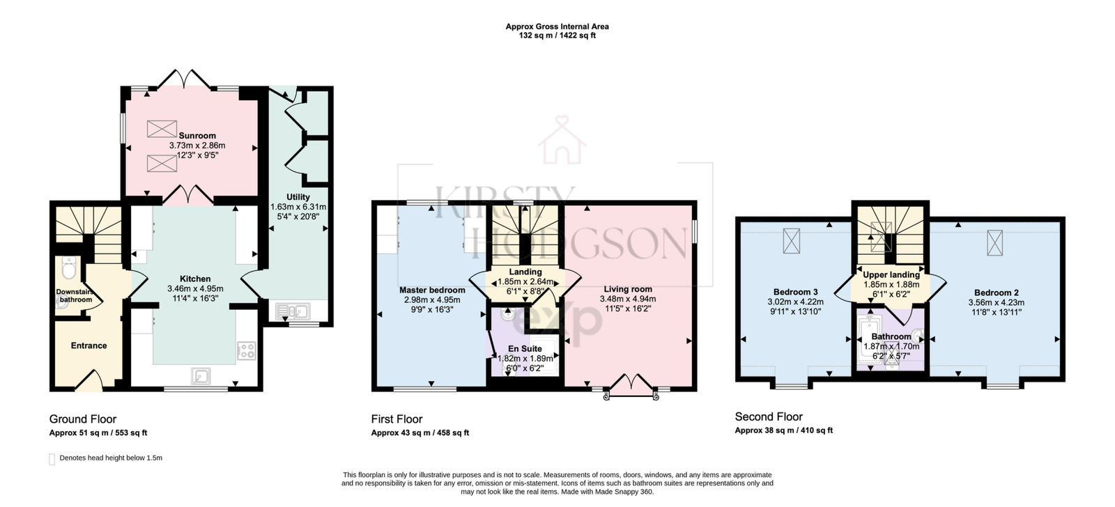 6, Bells Lonnen, Prudhoe floorplan