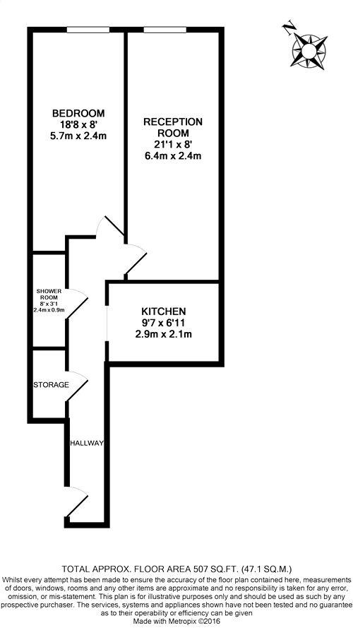 Ground Floor Flat 167, Battersea High Street, Clapham Junction floorplan