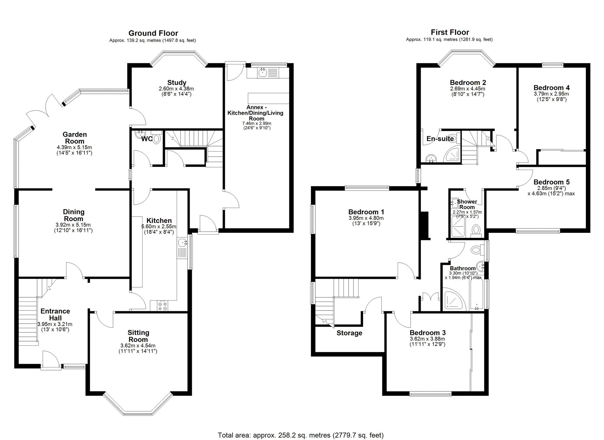 8 Euxton Lane, Chorley floorplan