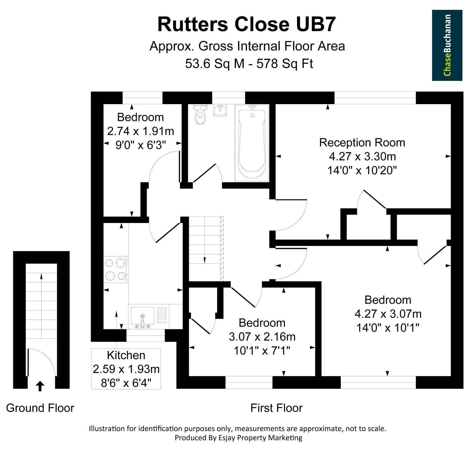 36B, Rutters Close, West Drayton floorplan