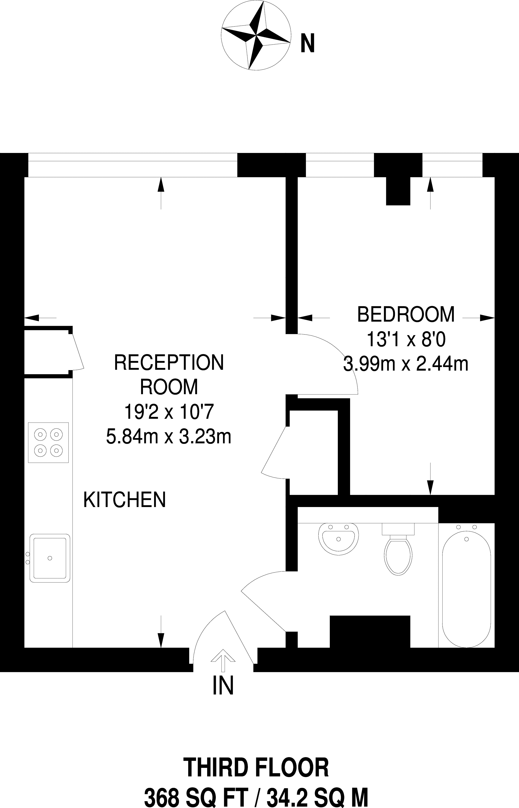 1 Bedrooms Flat to rent in High Street, Croydon CR0