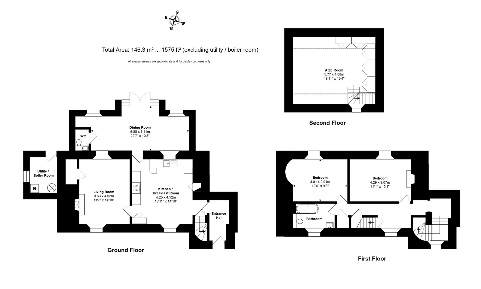 1, The Horseshoes,1, Sevington, Chippenham floorplan