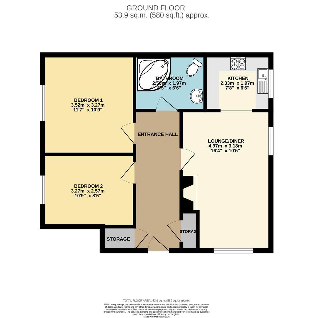 Aynsley Gardens, Harlow floorplan