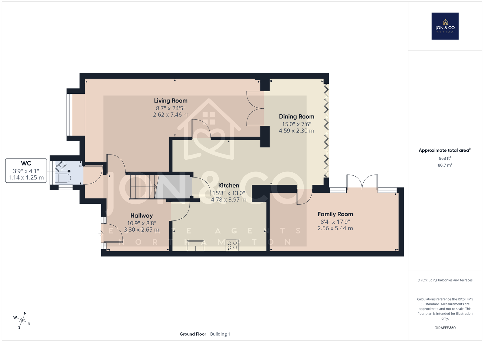 171, Sherwood Avenue, Northampton floorplan