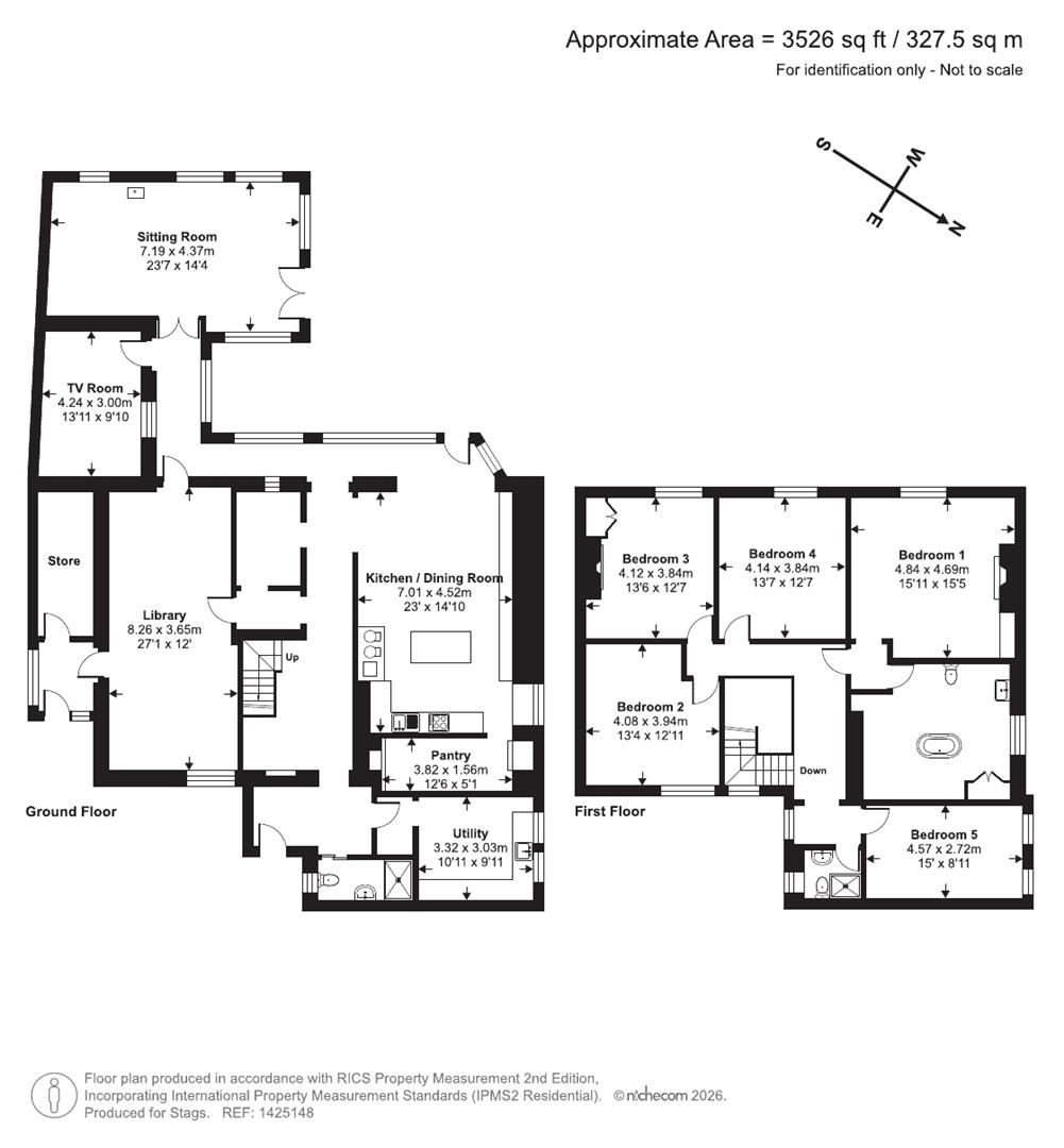 43, St. Davids Hill, Exeter floorplan