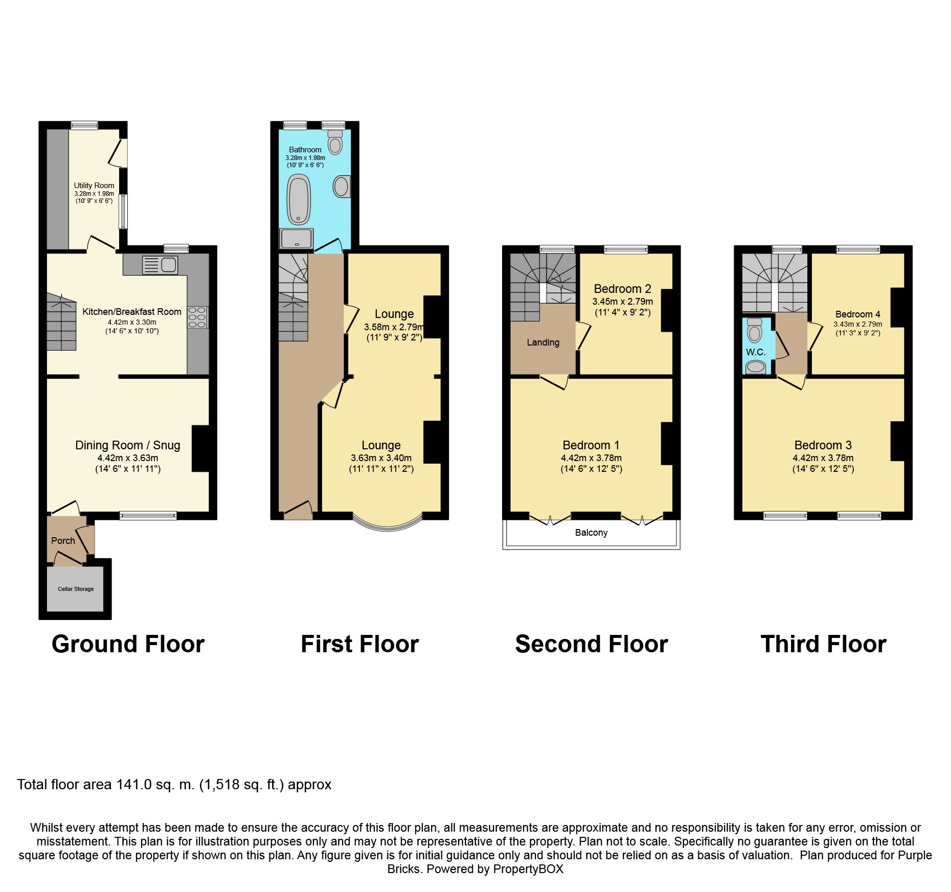 4 bed town house for sale in Spencer Square, Ramsgate CT11 Zoopla