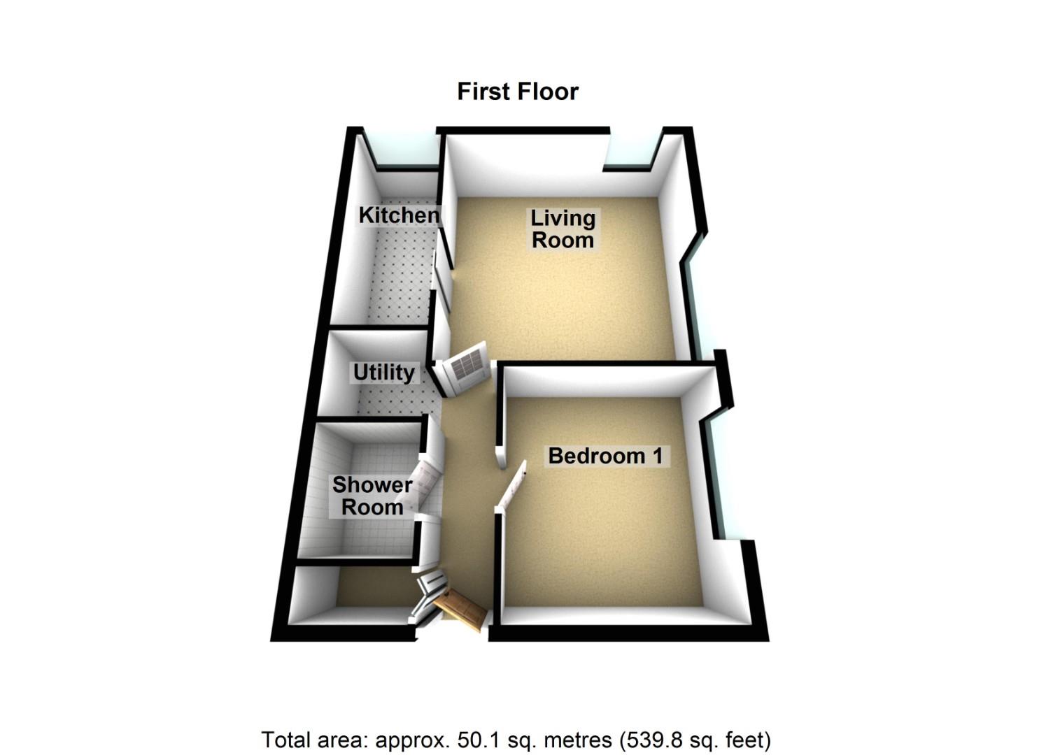 6, St. Martins Court, Whitley Bay floorplan