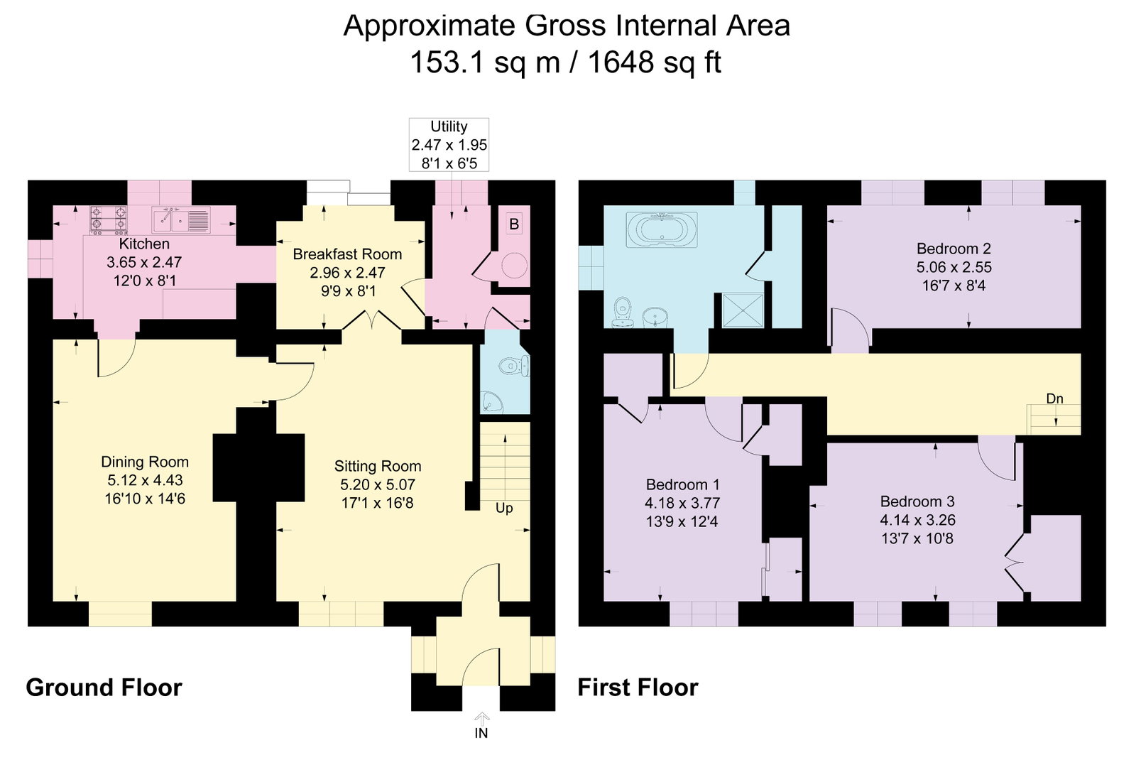 2-3, Lower Top Of Hill, Halifax floorplan