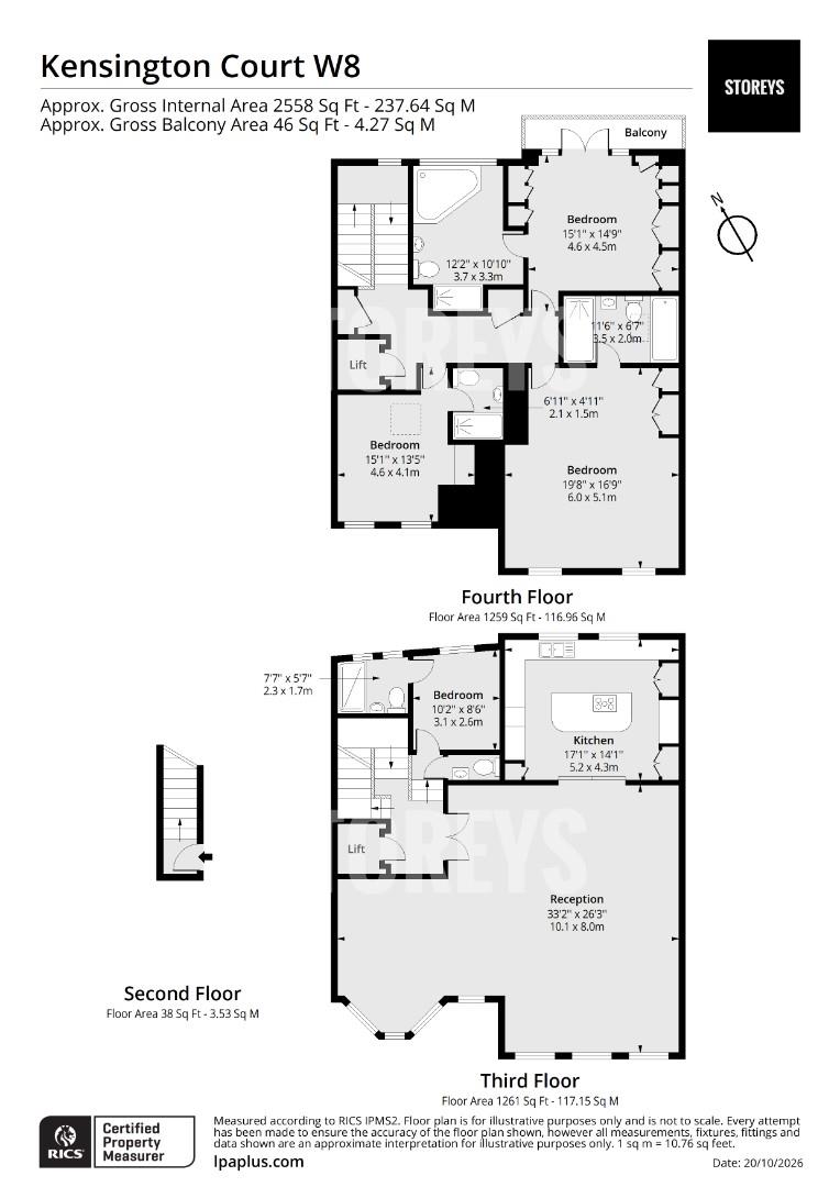 Kensington Court, London floorplan