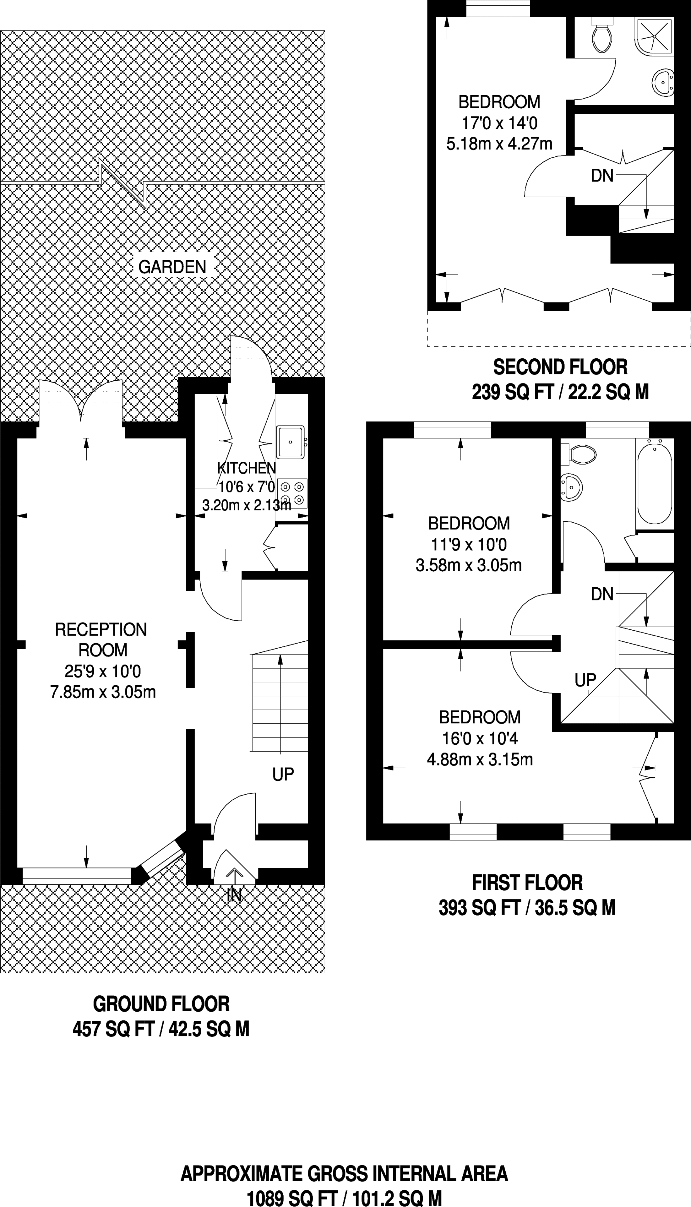 3 Bedrooms  to rent in Livingstone Road, Hounslow TW3