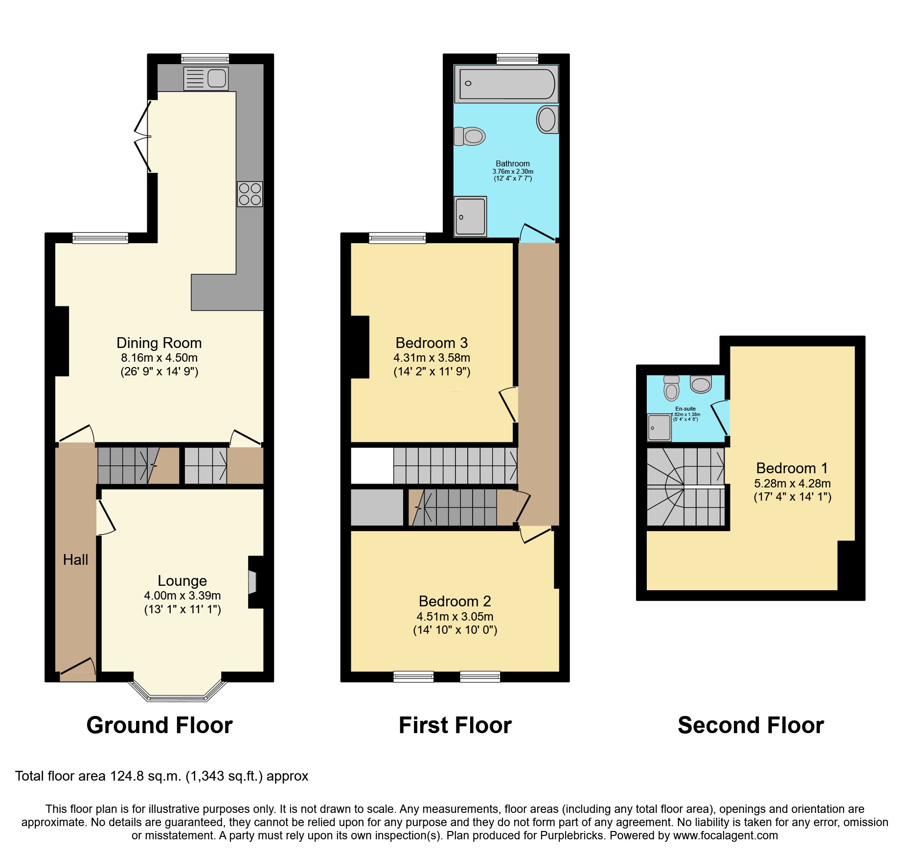 86, Castleford Road, Normanton floorplan