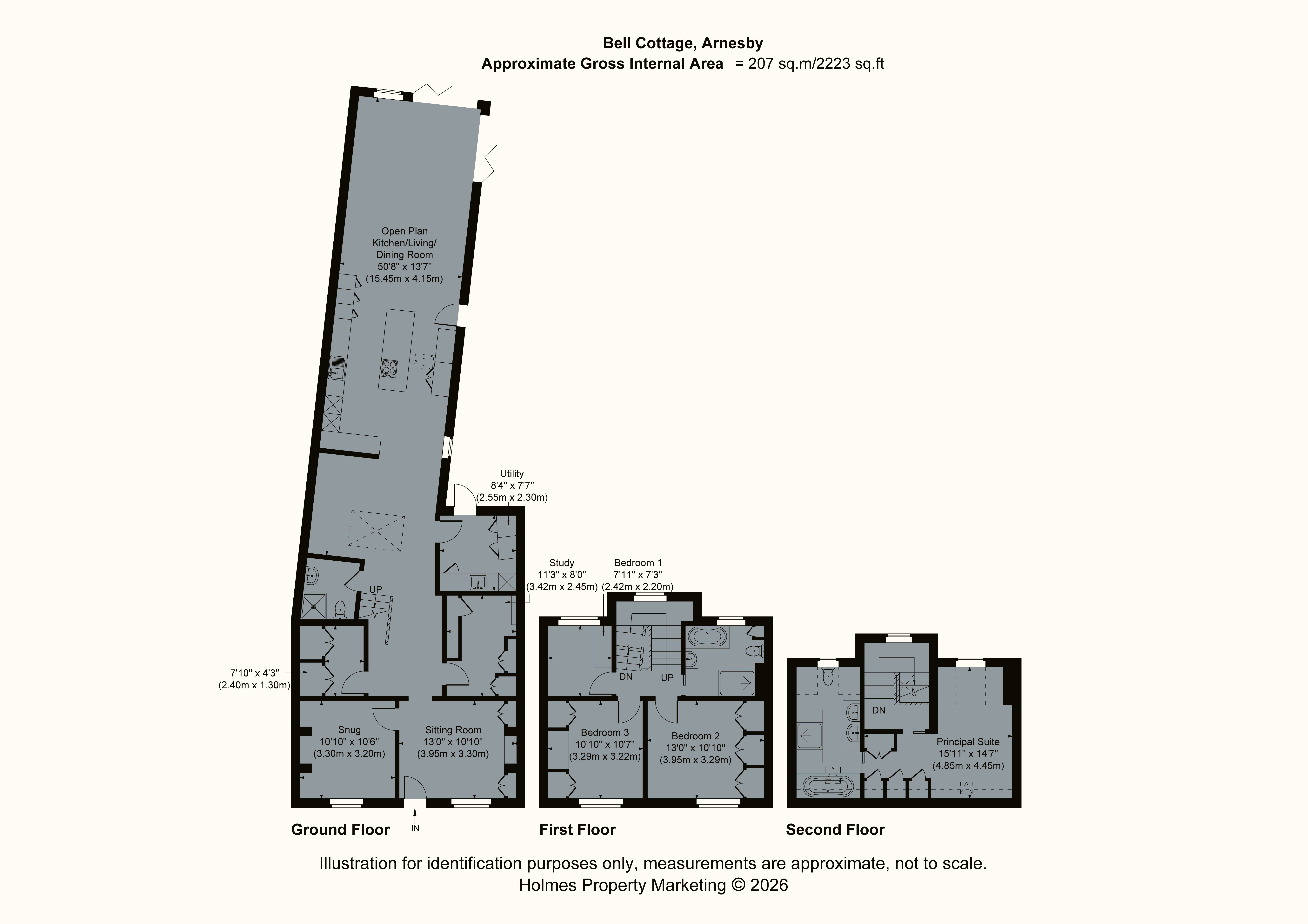 Bell Cottage,, St. Peters Road, Arnesby floorplan