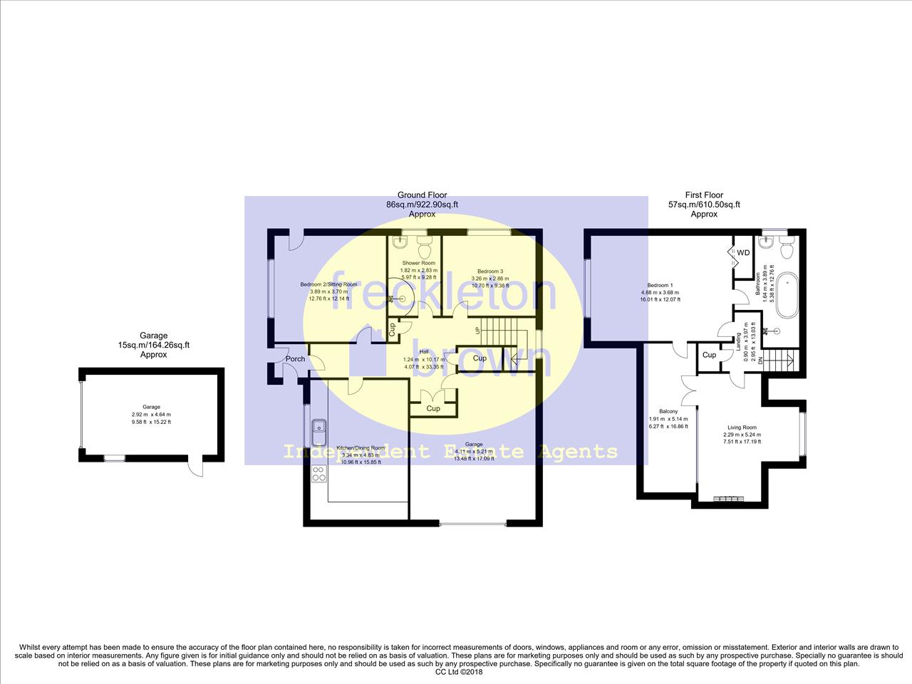 92, Palmerston Street, Nottingham floorplan