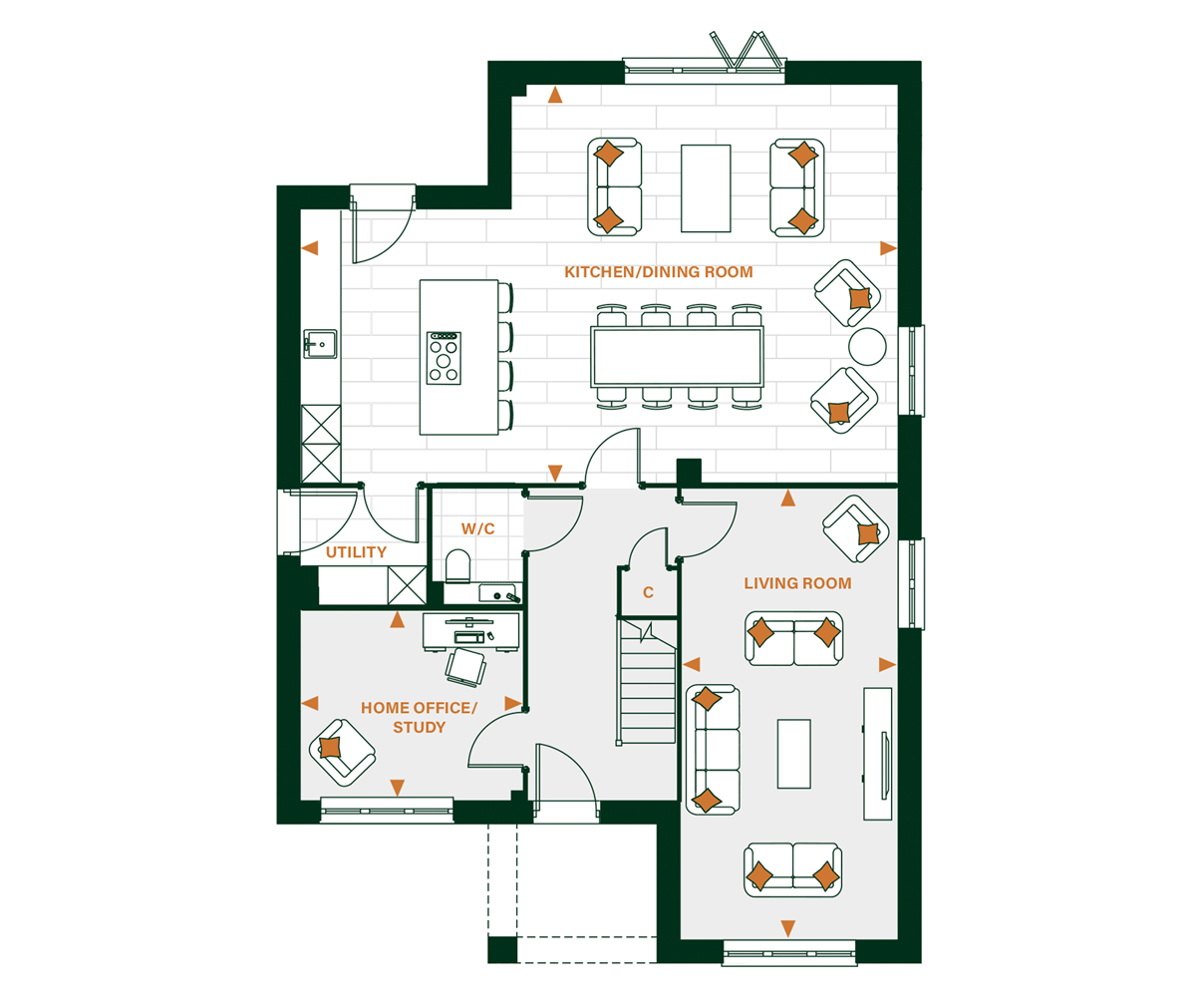 Thornwood Park, Thornwood floorplan