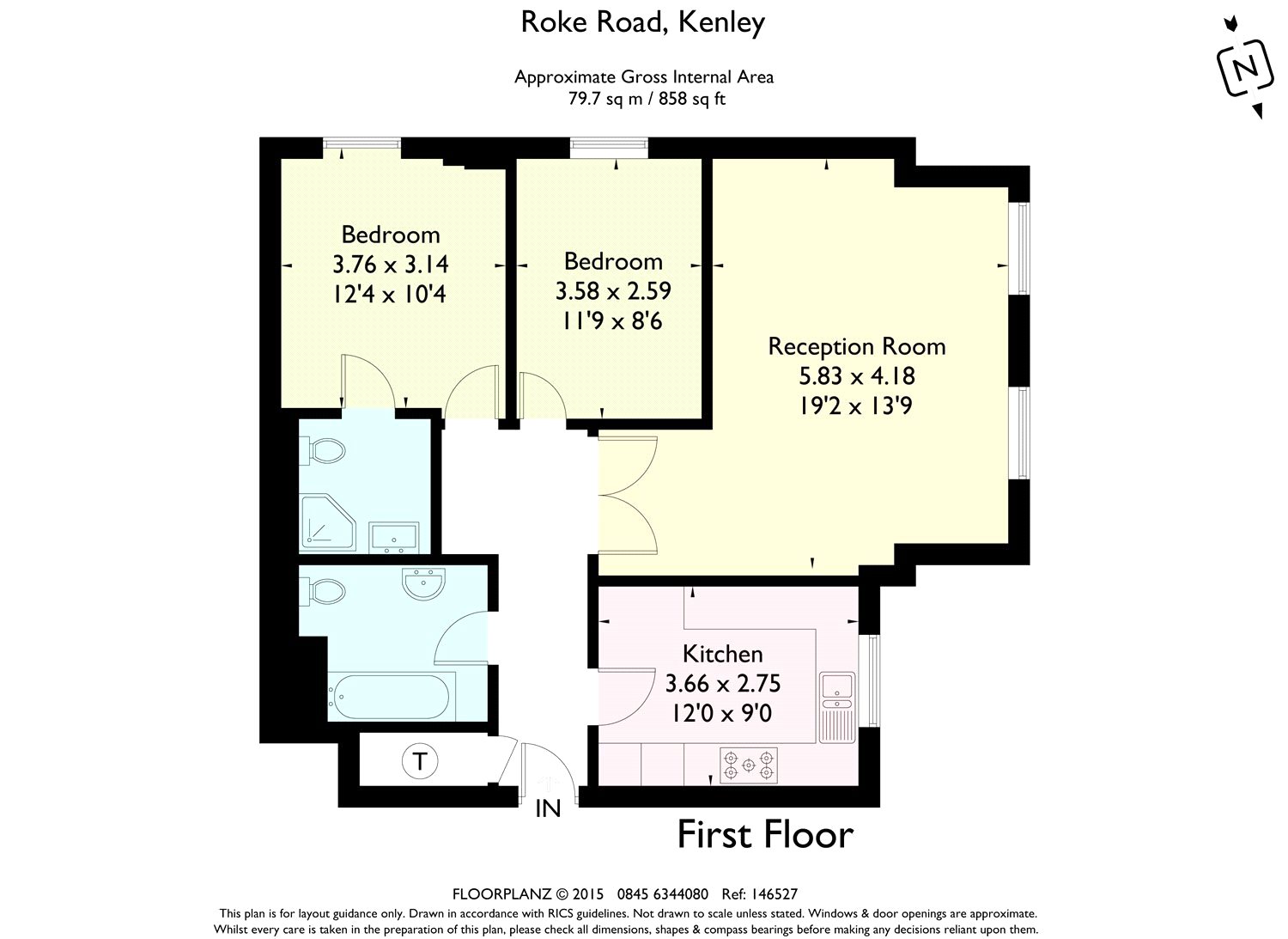 2 Bedrooms Flat for sale in Roke Road, Kenley CR8