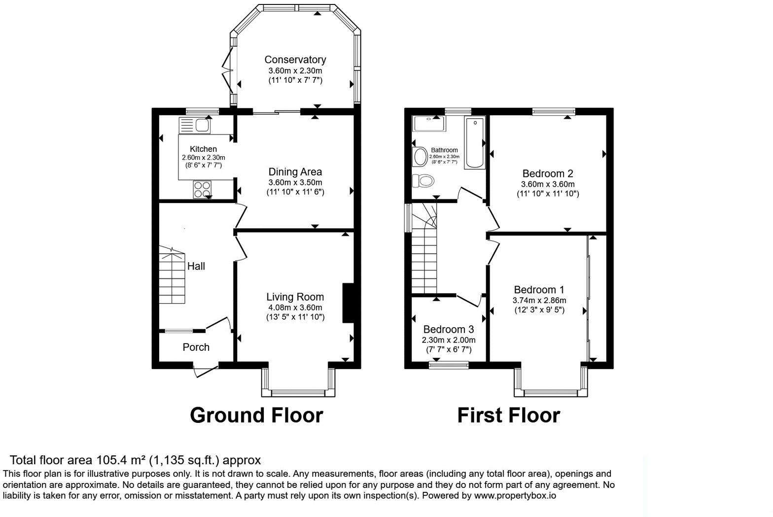 Oakdale Road, Nottingham floorplan