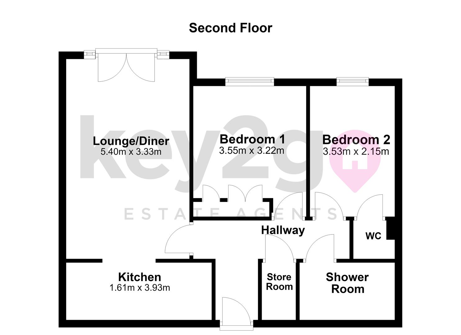 Flat 15, Castle Hill Court, High Street, Sheffield floorplan