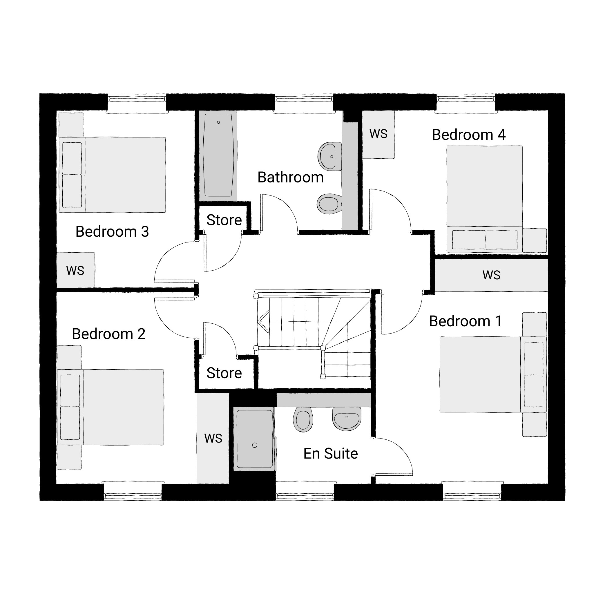 95, Lambton Park, Houghton Gate, Chester Le Street, Durham floorplan