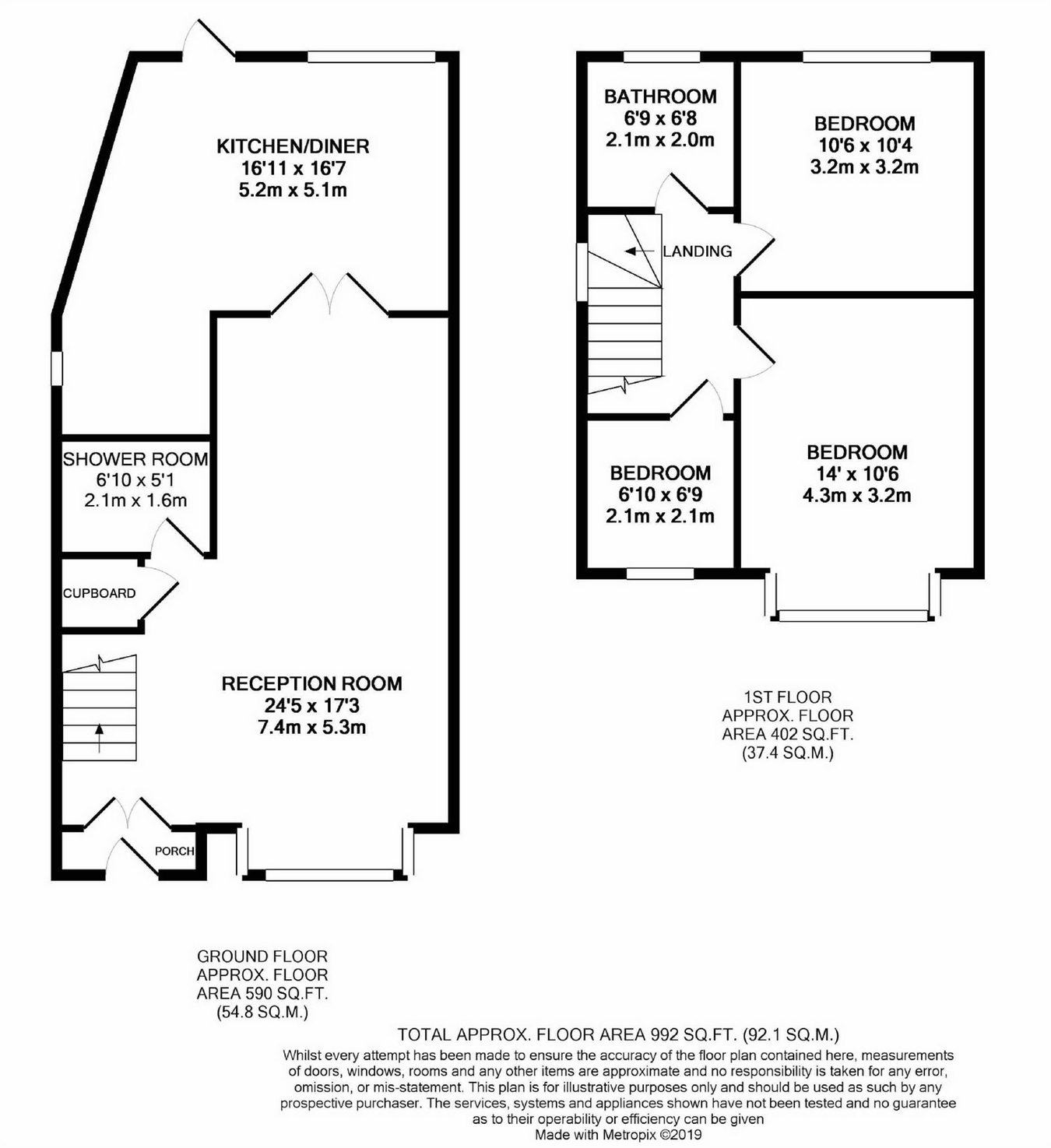 3 Bedrooms Semi-detached house for sale in Edinburgh Crescent, Waltham Cross, Hertfordshire EN8