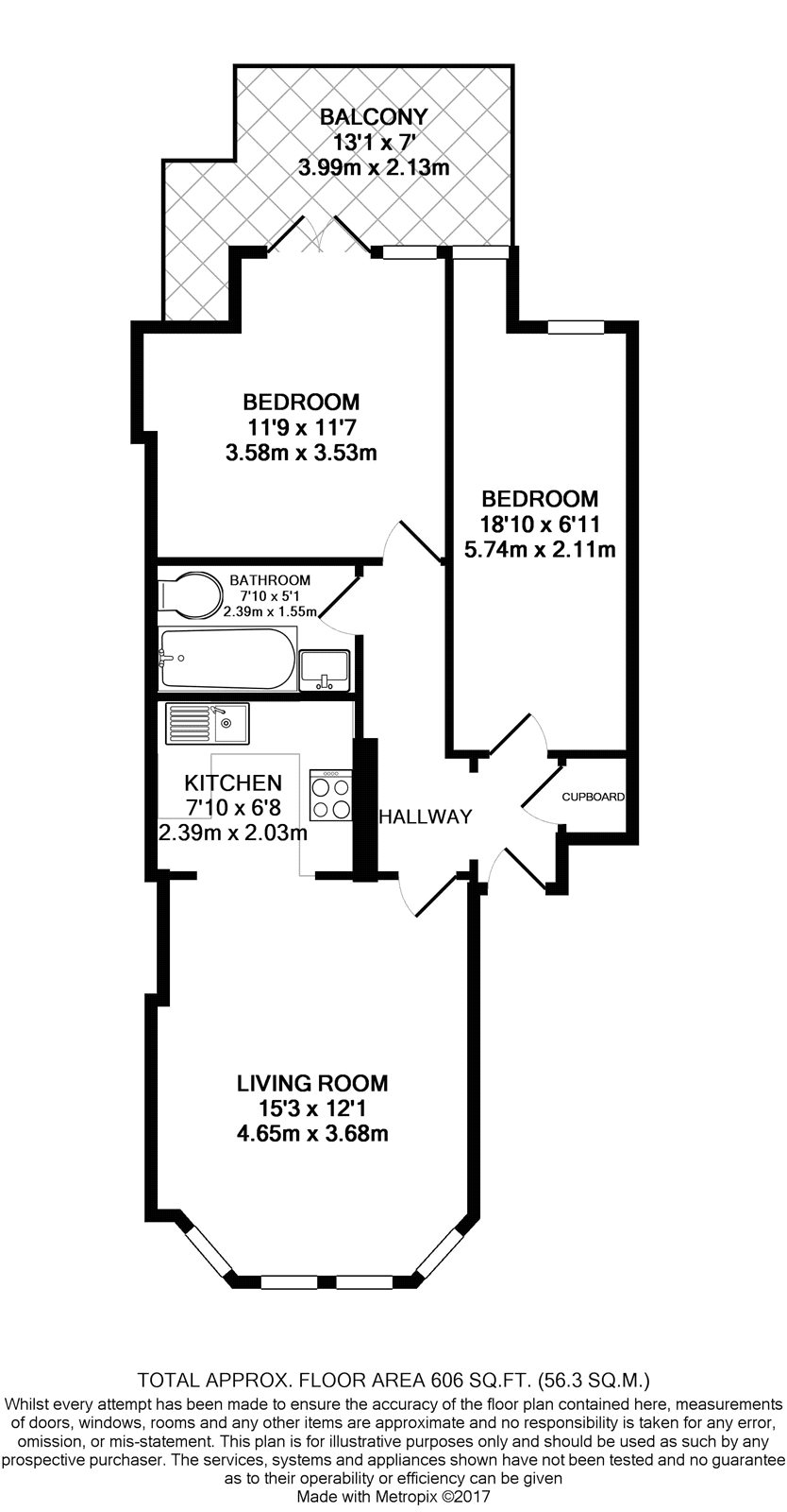 2 Bedrooms Flat to rent in Goldhurst Terrace, South Hampstead NW6