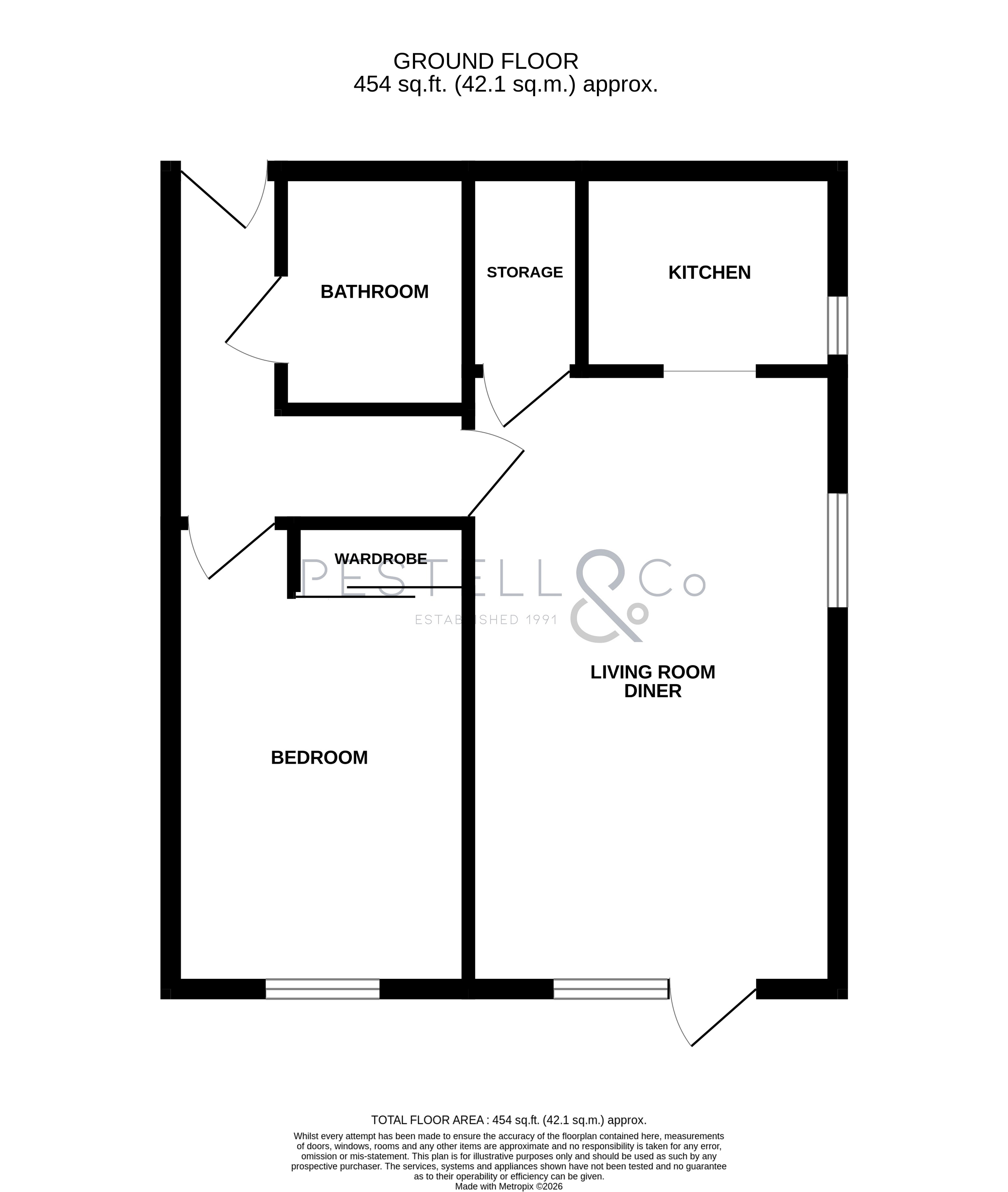 3, Croft Court, Dunmow floorplan