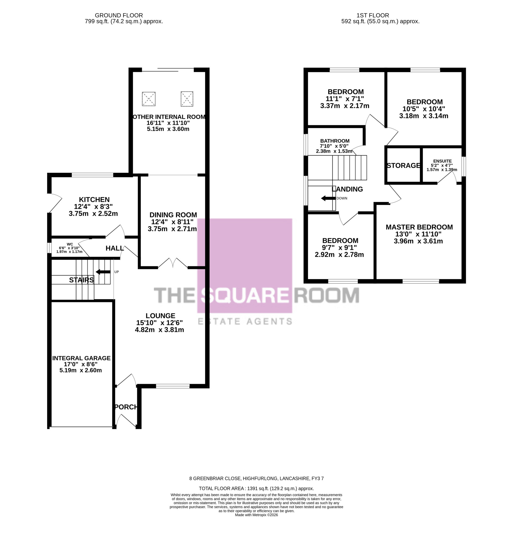 Greenbriar Close, Highfurlong floorplan