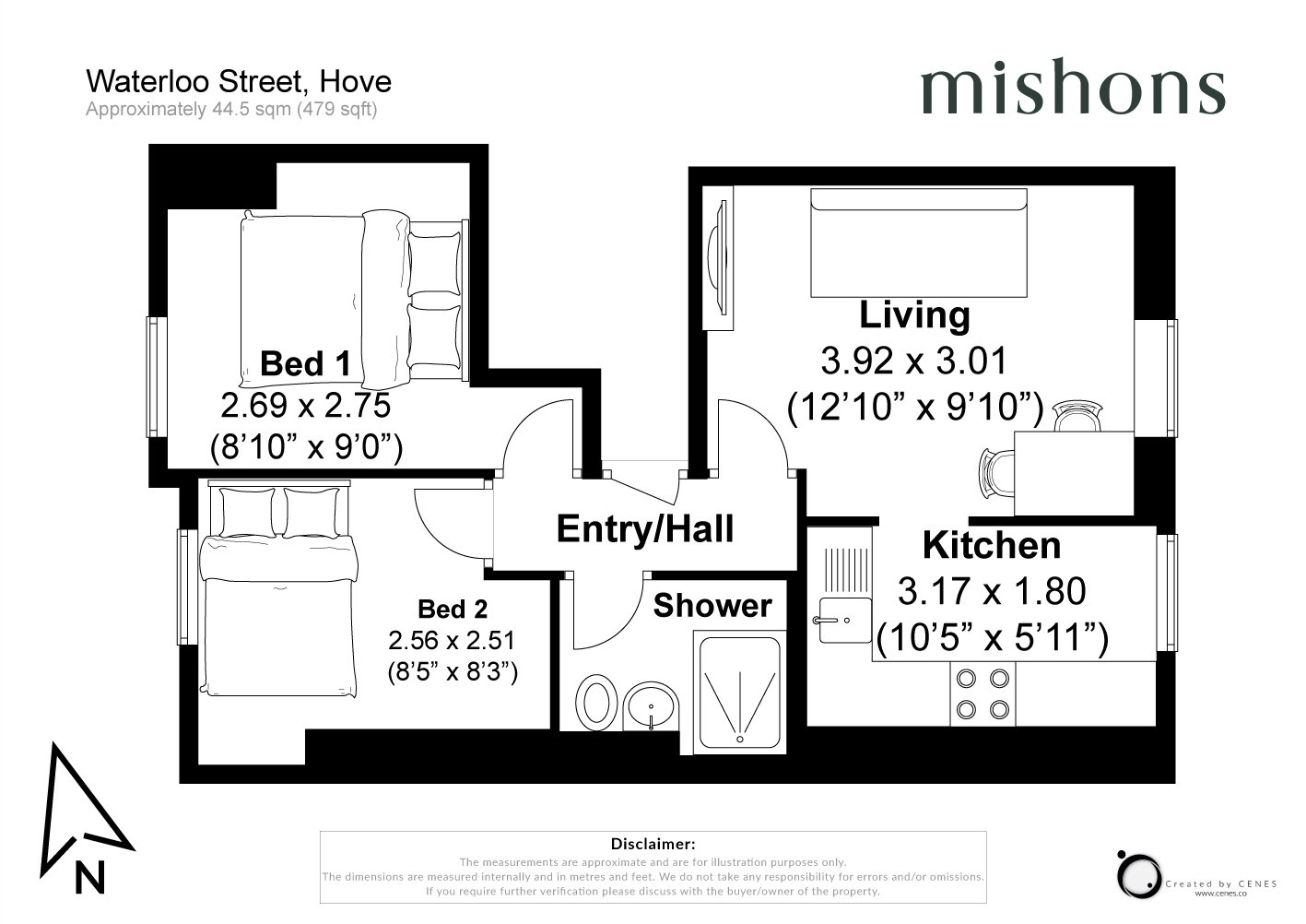 TFF, 19, Waterloo Street, East Sussex floorplan