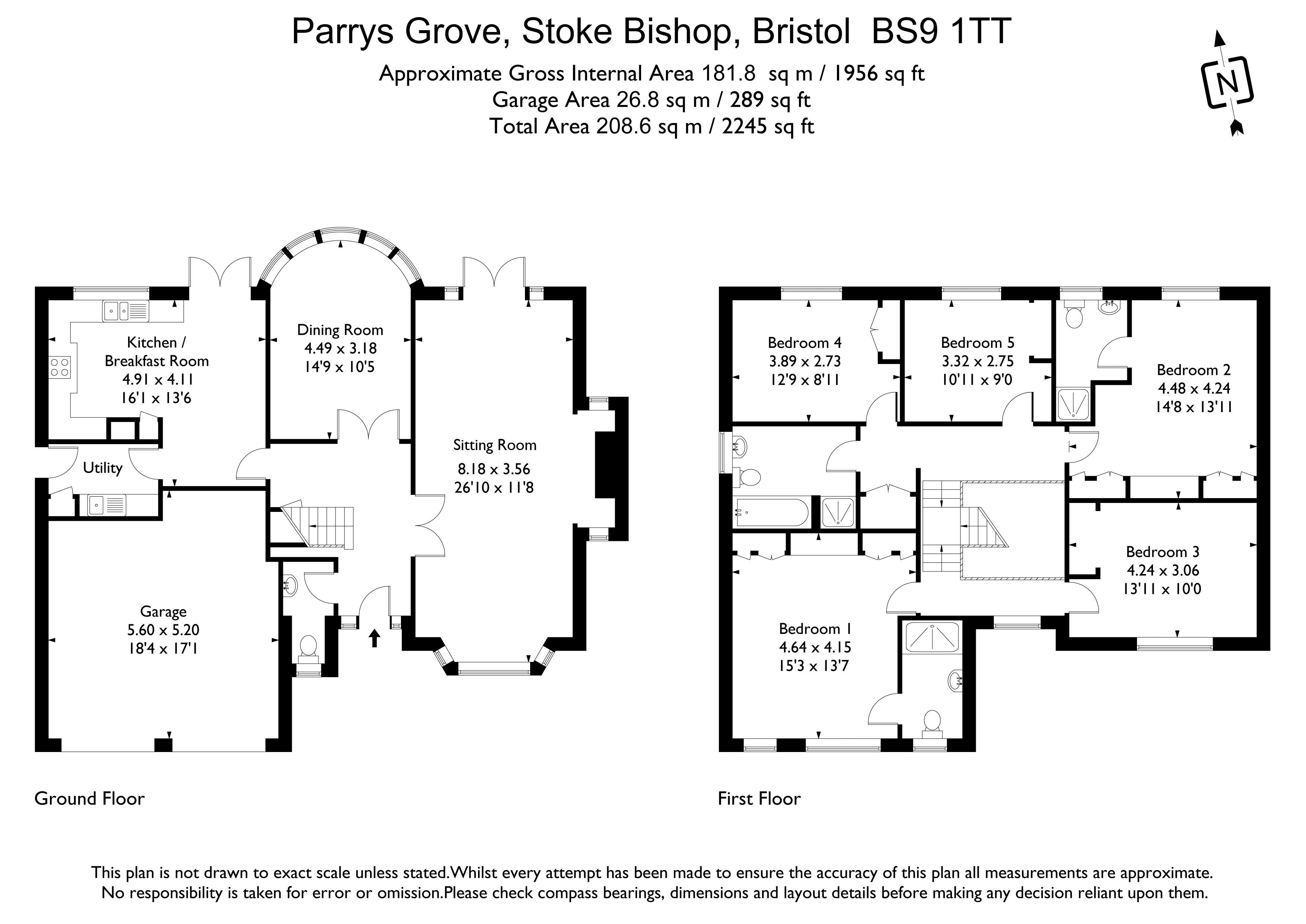 3, Parrys Grove, Bristol floorplan