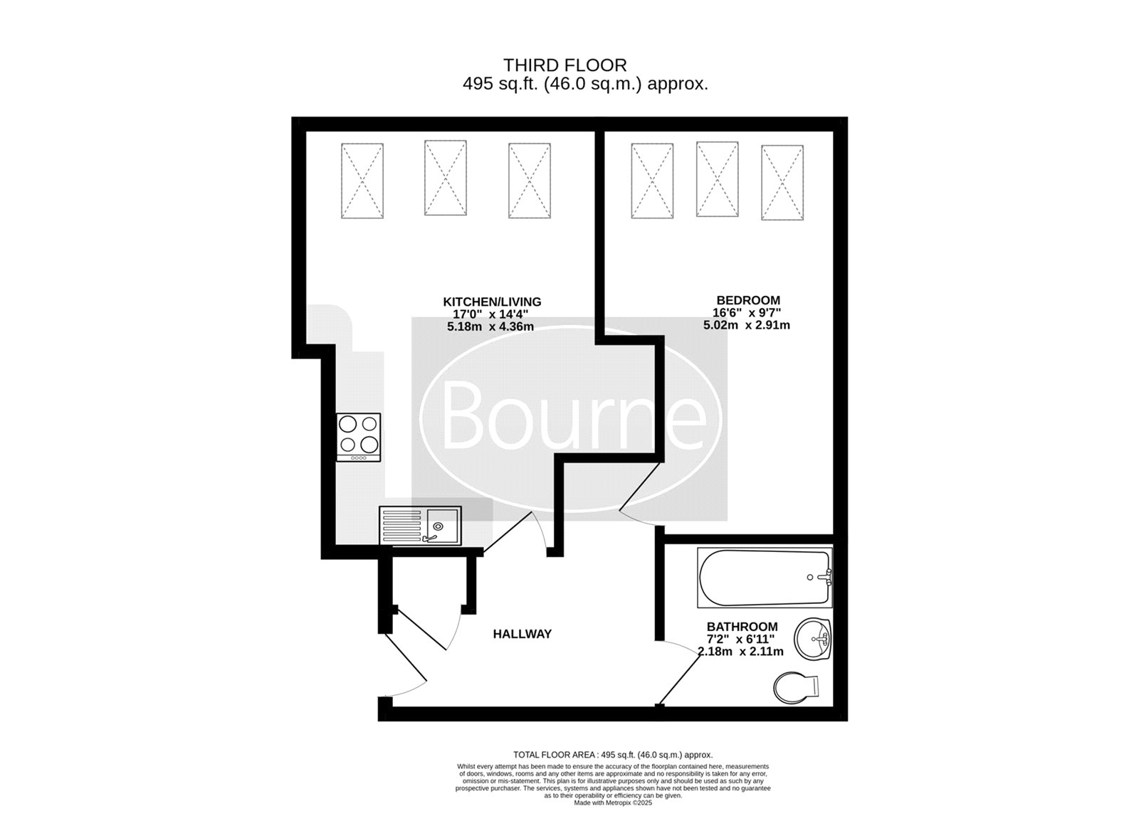 64 Wells Court,, Albert Drive, Woking floorplan